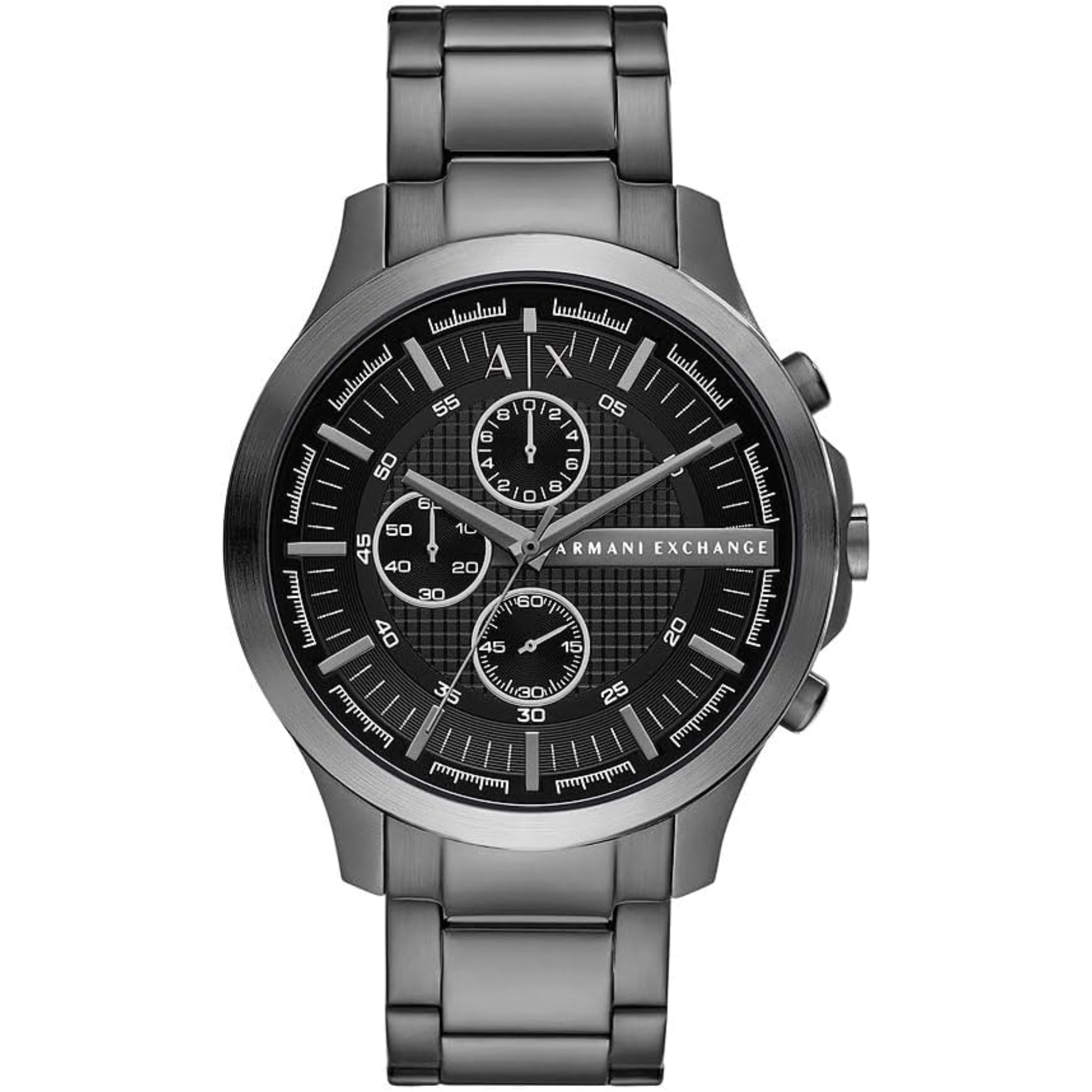 Armani Exchange Chronograph Black Dial Steel Strap Men’s Watch AX2454