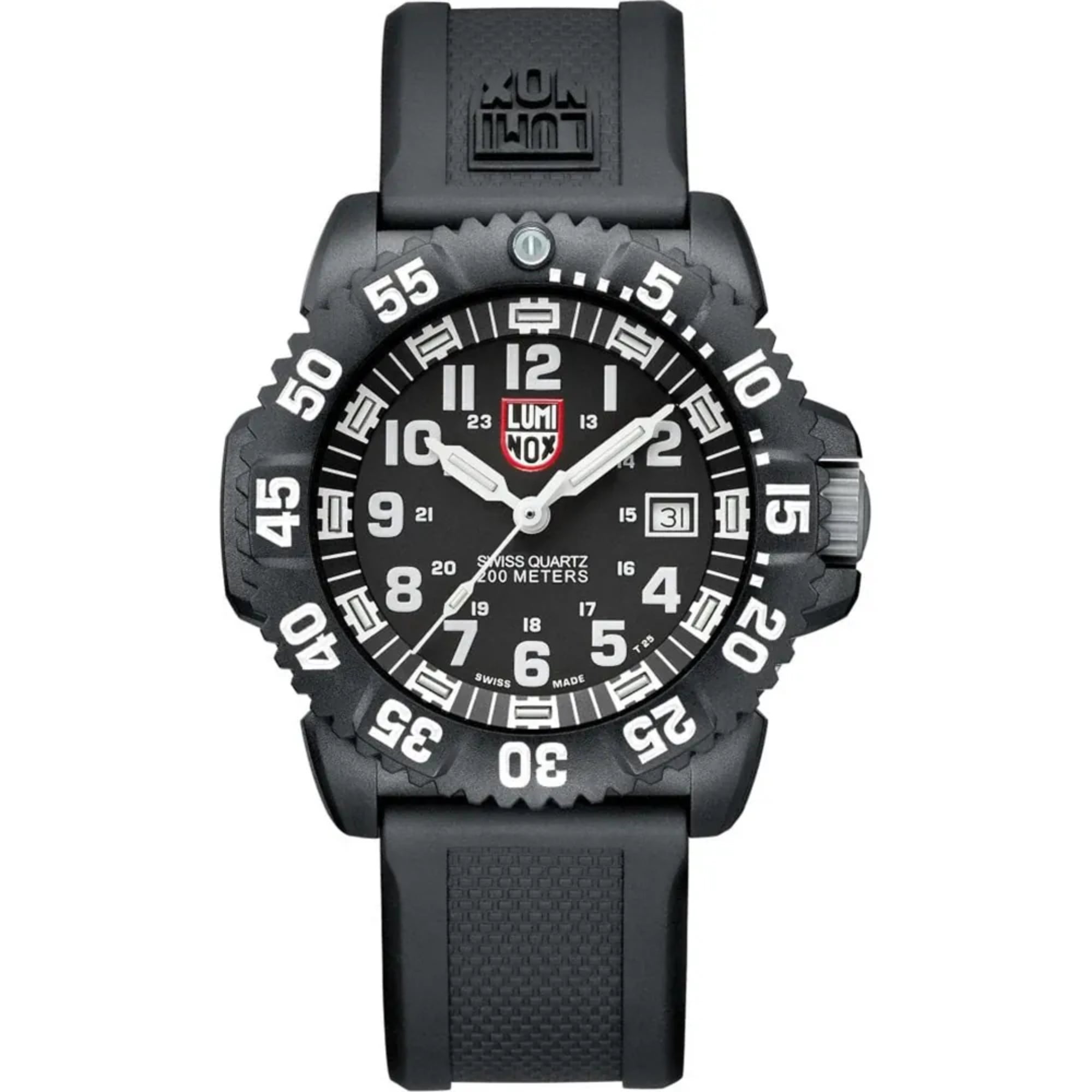 Luminox Original Navy SEAL 3000 44mm Black Dial Rubber Mens Quartz Watch XS.3051.F