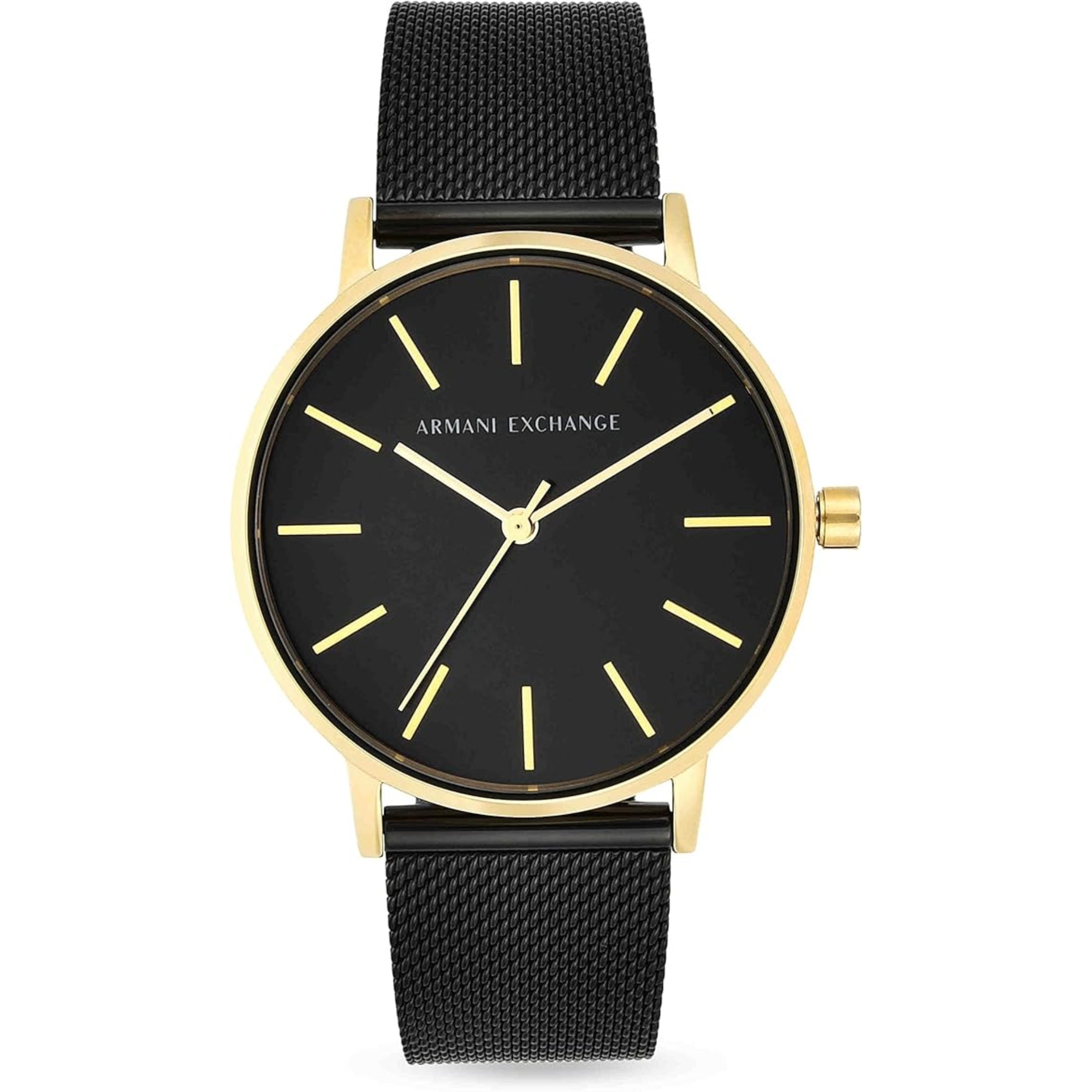 Armani Exchange Lola 36mm Black Dial Steel Ladies Quartz Watch AX5548