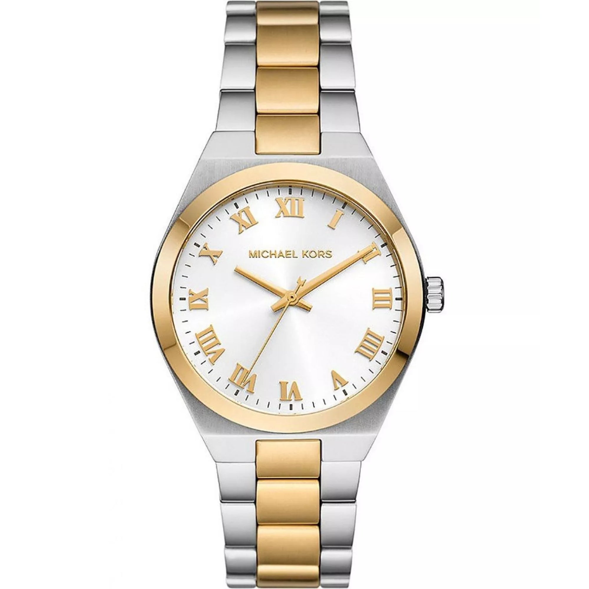 Michael Kors Lennox White Dial Steel Strap Women's Watch MK7464