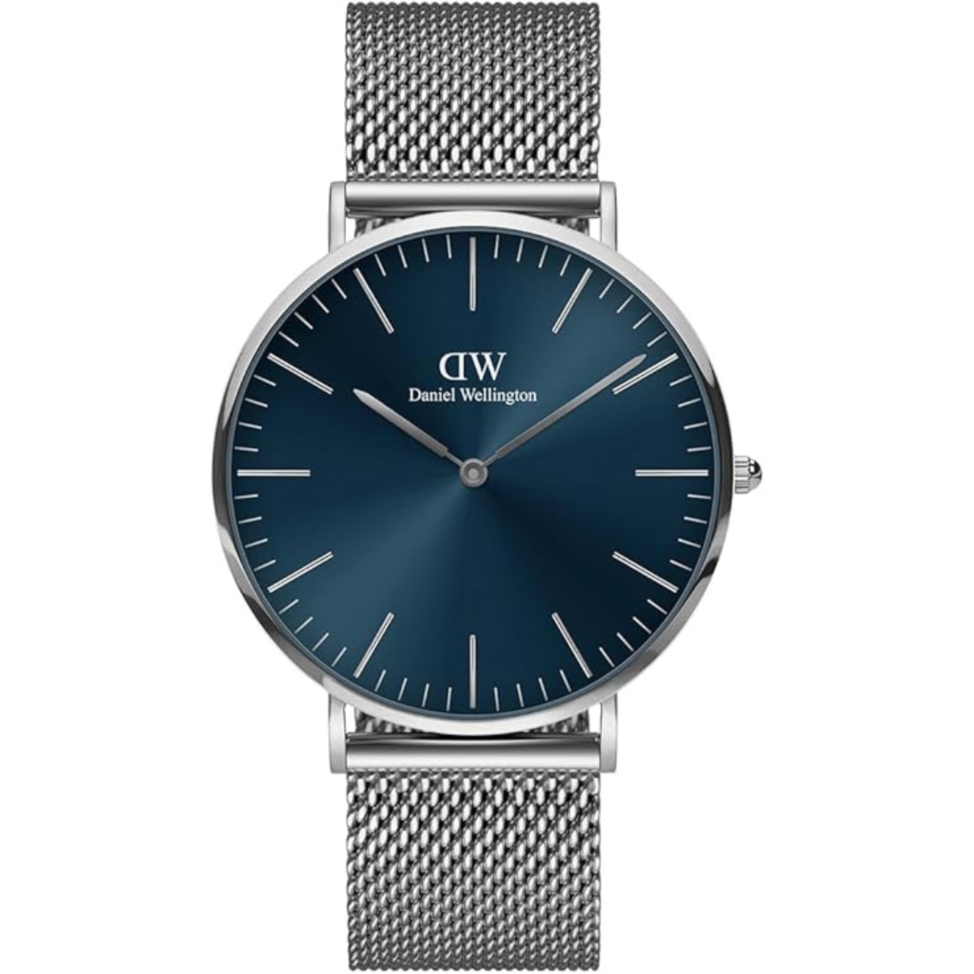 Daniel Wellington Classic Blue Dial Steel Strap Men’s Watch DW00100628
