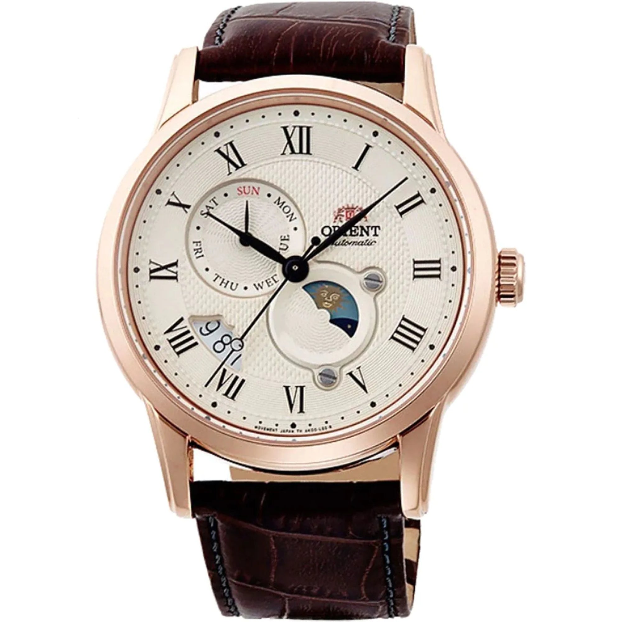 Orient Bambino Champagne Dial Men’s Dress Watch RA-AK0007S30B