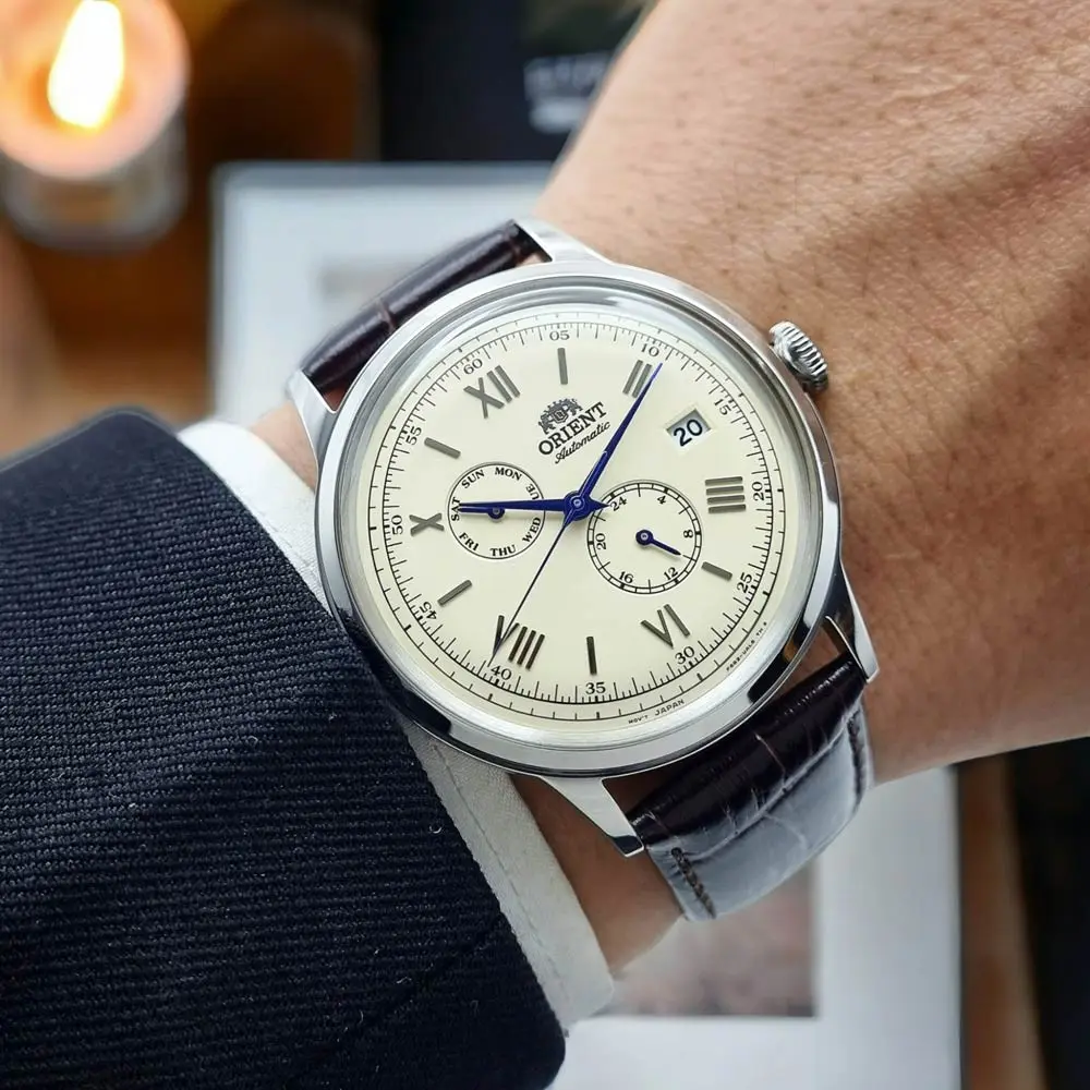 Orient Bambino Automatic Cream Dial Dress Watch RA-AK0702Y30B