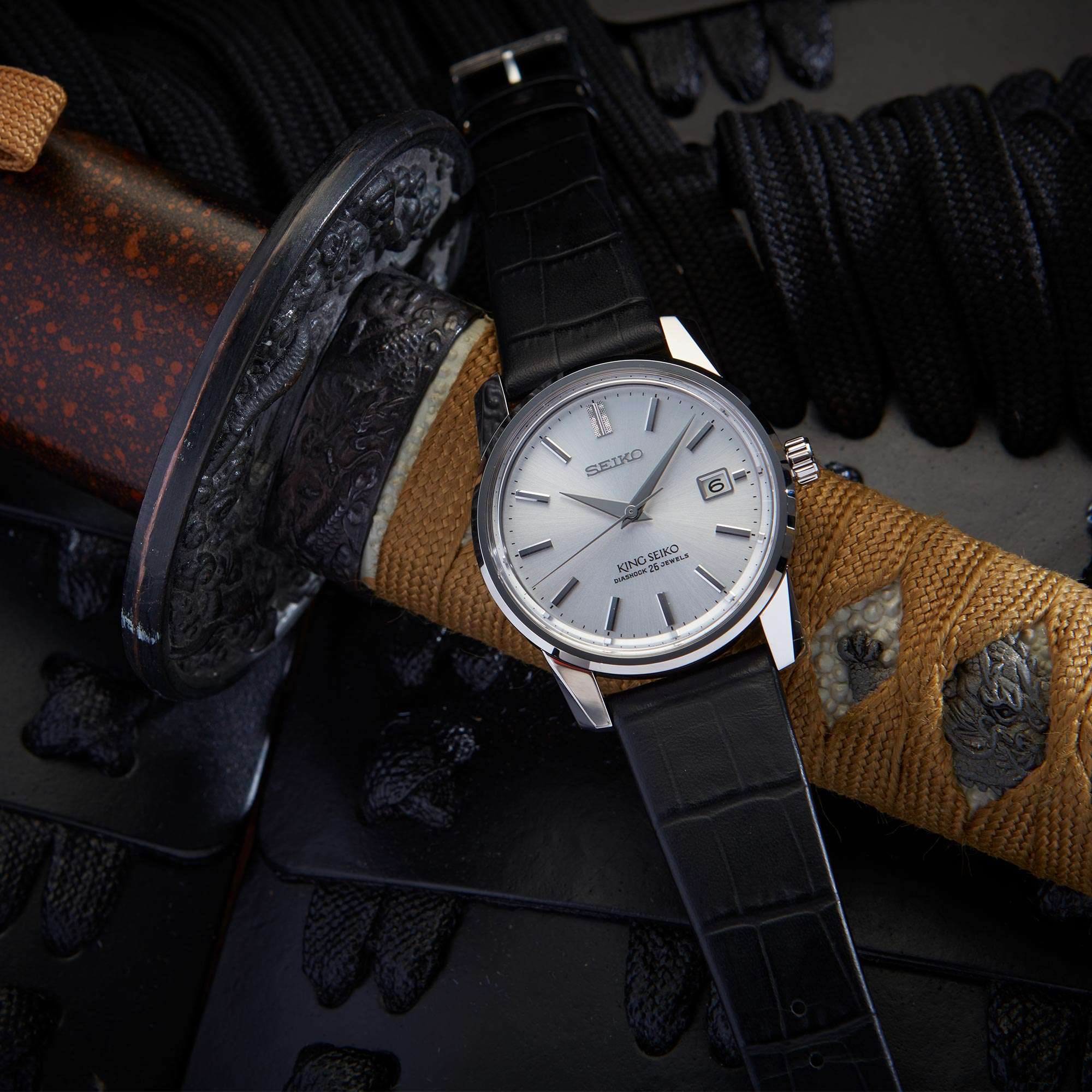 Seiko 'King Seiko' KSK Reissue 140th Anniversary Limited Edition Automatic Silver Dial Men's Watch SJE083J1