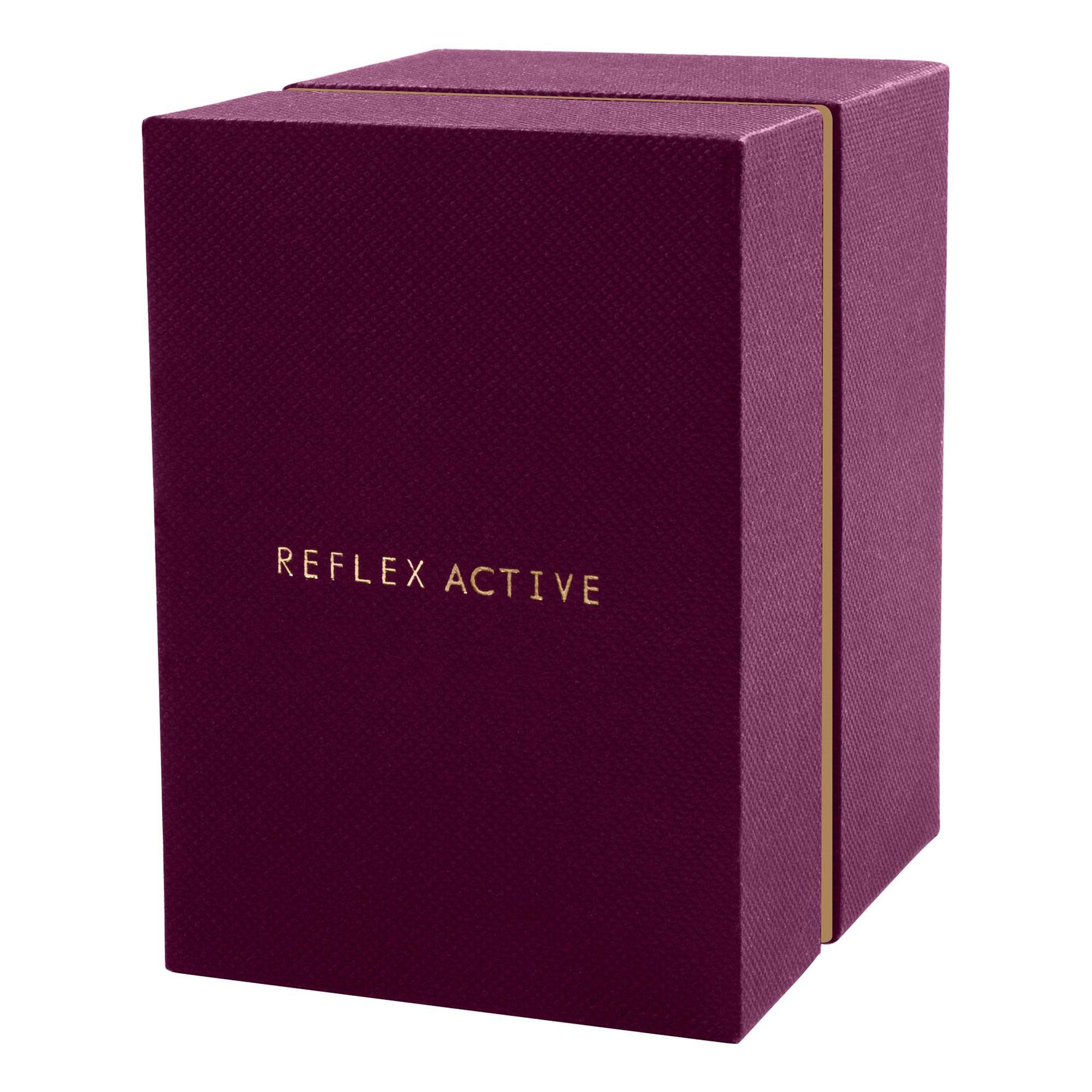 Reflex Active Series 03 Quartz Schwarzes Zifferblatt Roségold PVD Armband Damen Smartwatch RA03-4028