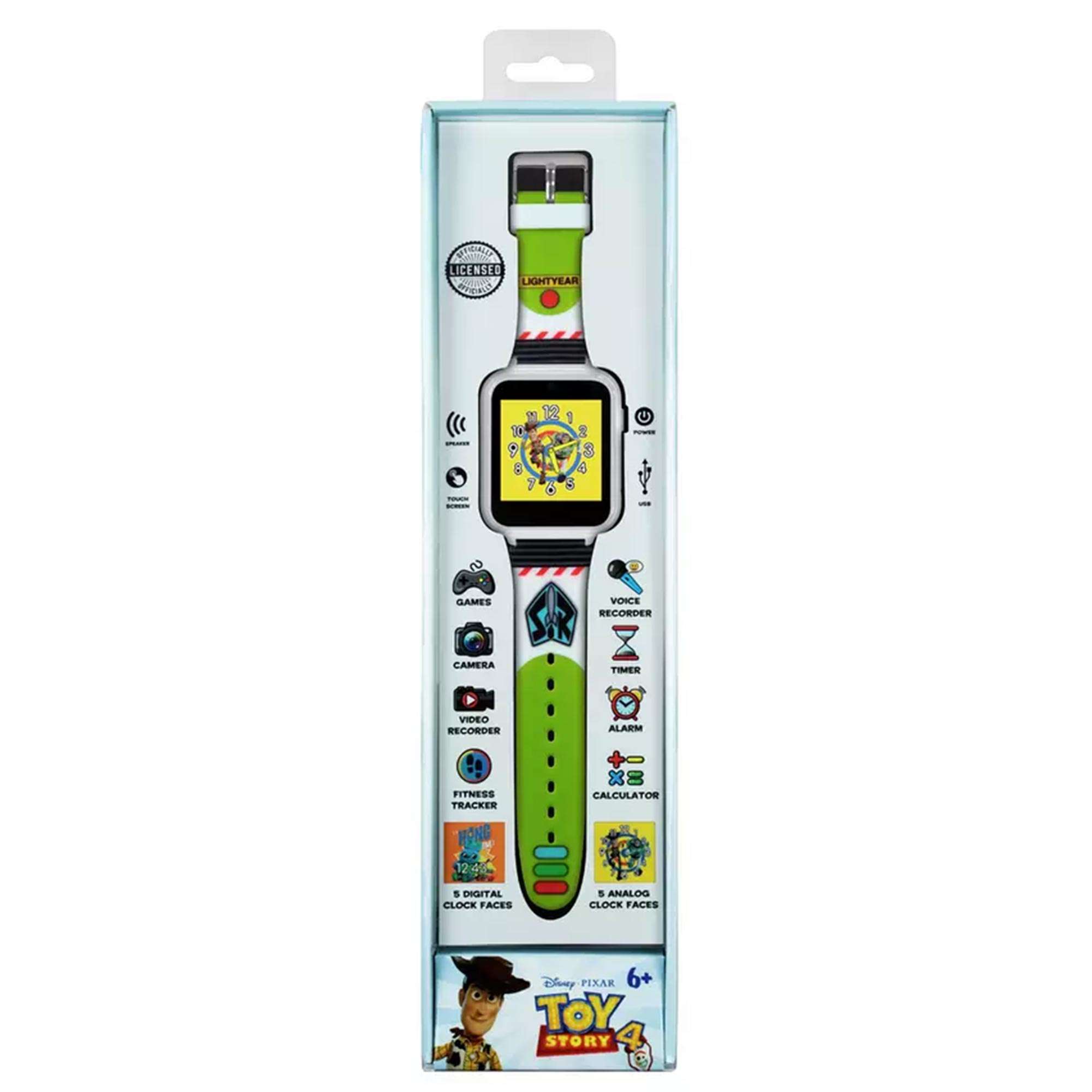 Disney Toy Story Quartz Digital Zifferblatt Gummiarmband Jungen Uhr TYM4103