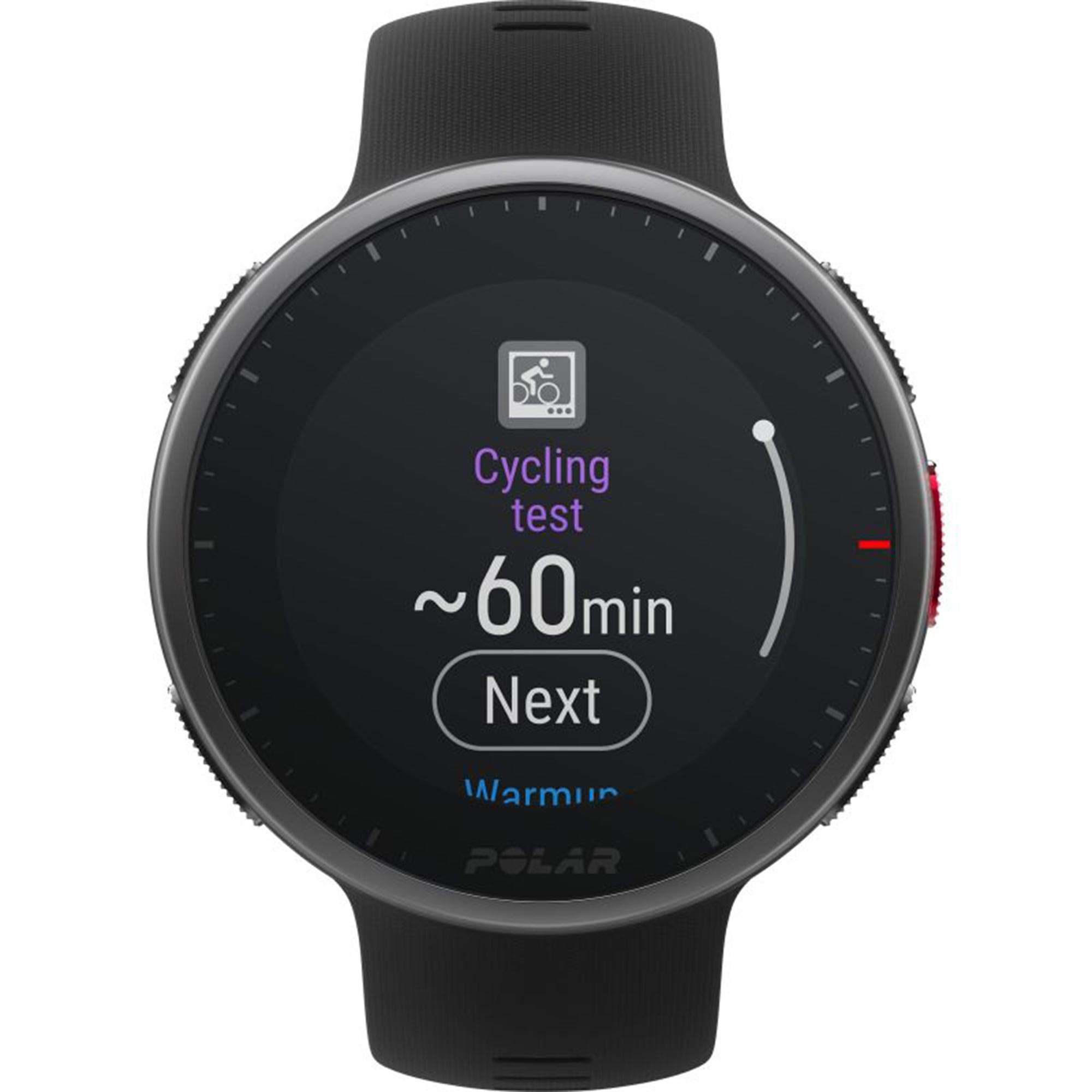 Polar Vantage V2 Quarz Digital Zifferblatt Schwarzes Gummiarmband Smartwatch 90082710