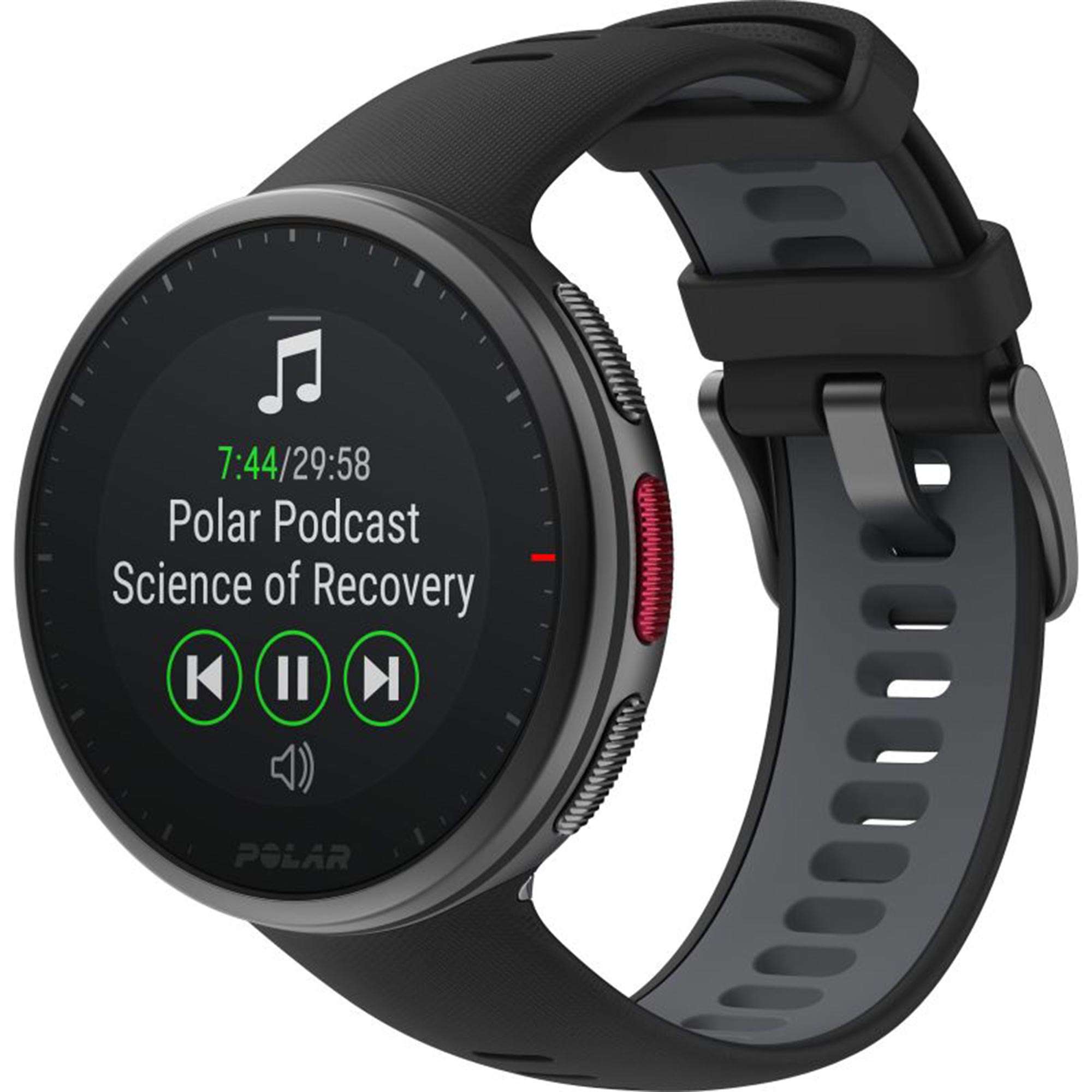 Polar Vantage V2 Quarz Digital Zifferblatt Schwarzes Gummiarmband Smartwatch 90082710