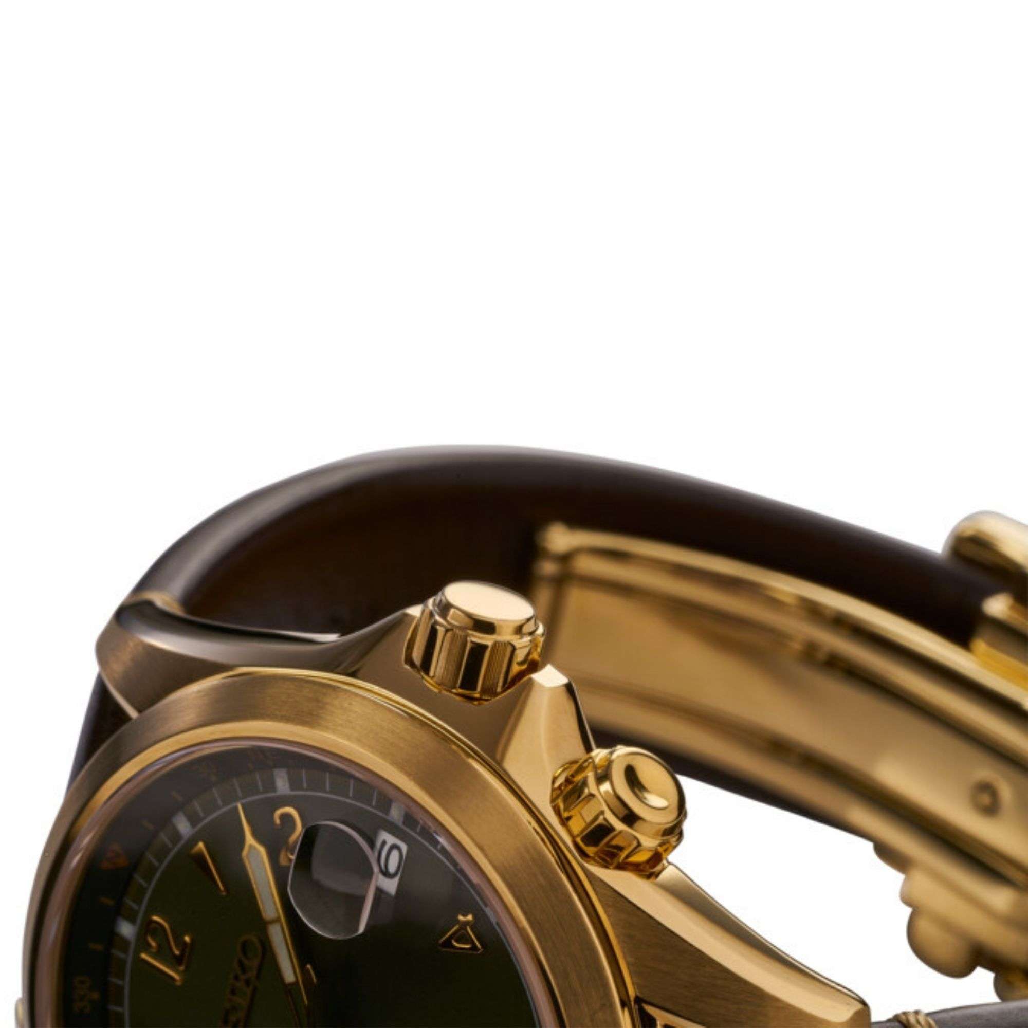 Seiko Prospex Alpinist Automatik Grünes Zifferblatt Braunes Lederarmband Herren Uhr SPB210J1