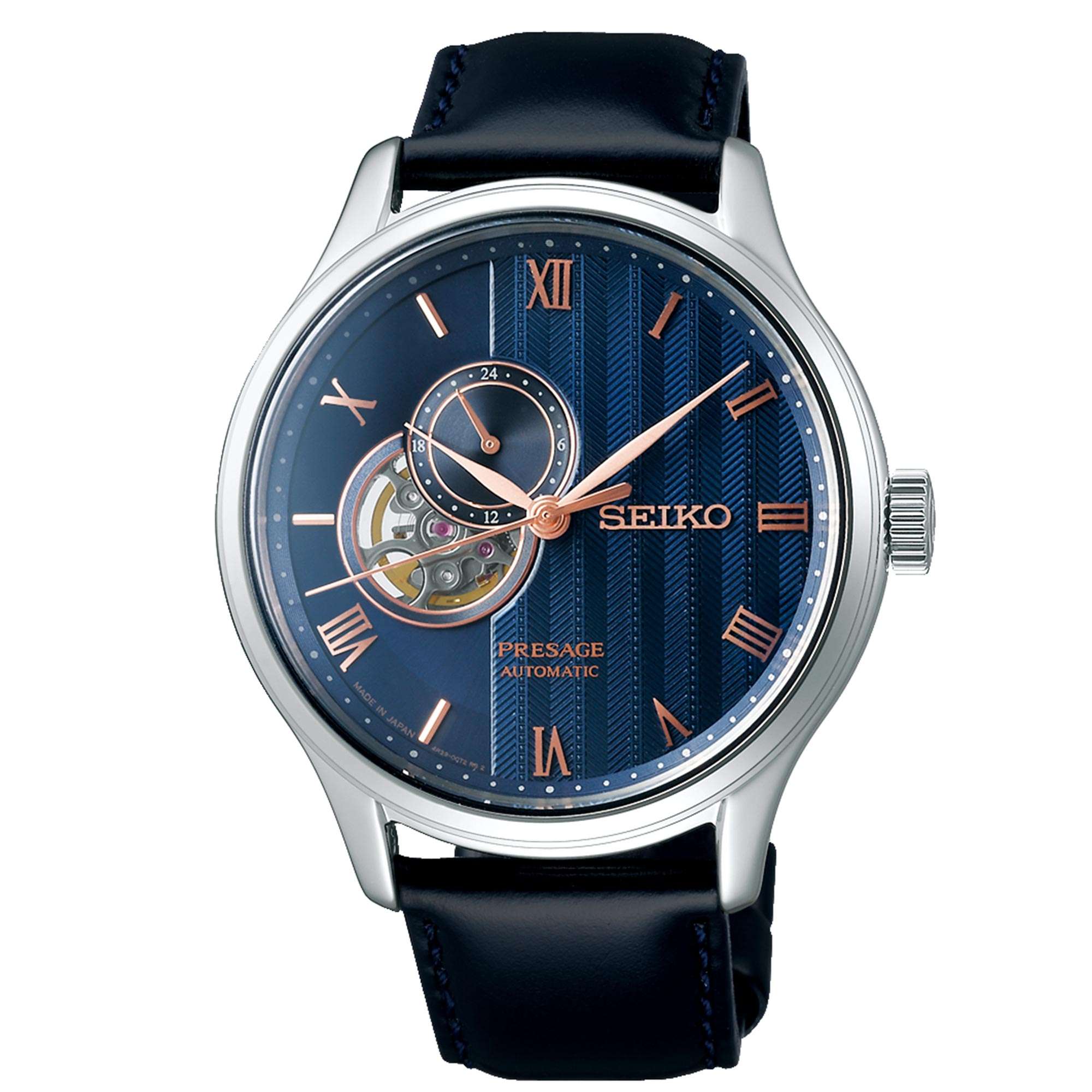 Seiko Presage Japanischer Zen Garten 'Sakura Bei Nacht' Herren Uhr SSA421J1