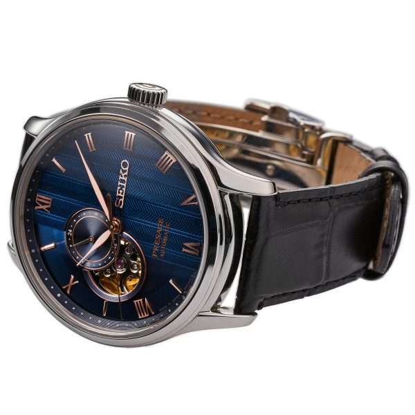 Seiko Presage Japanischer Zen Garten 'Sakura Bei Nacht' Herren Uhr SSA421J1