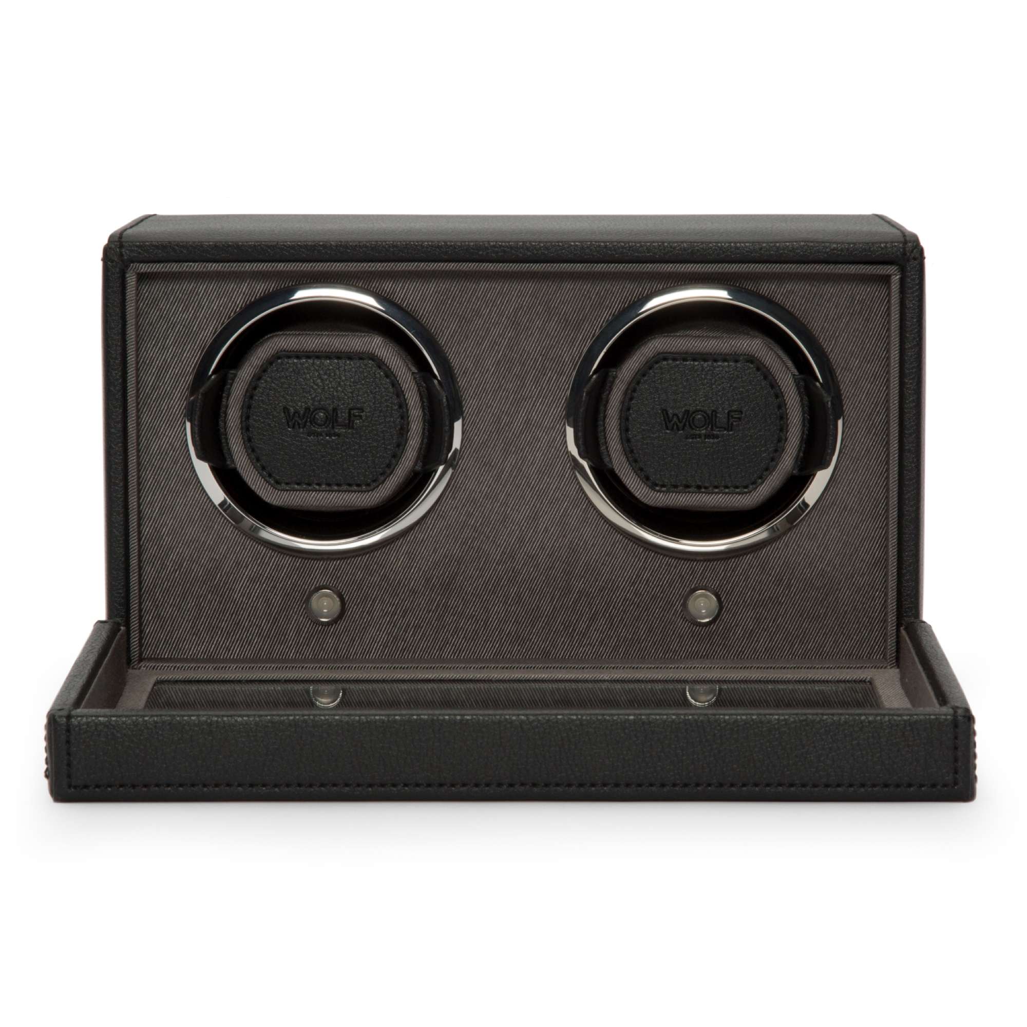 WOLF CUB BLACK DOUBLE WATCH WINDER 461203