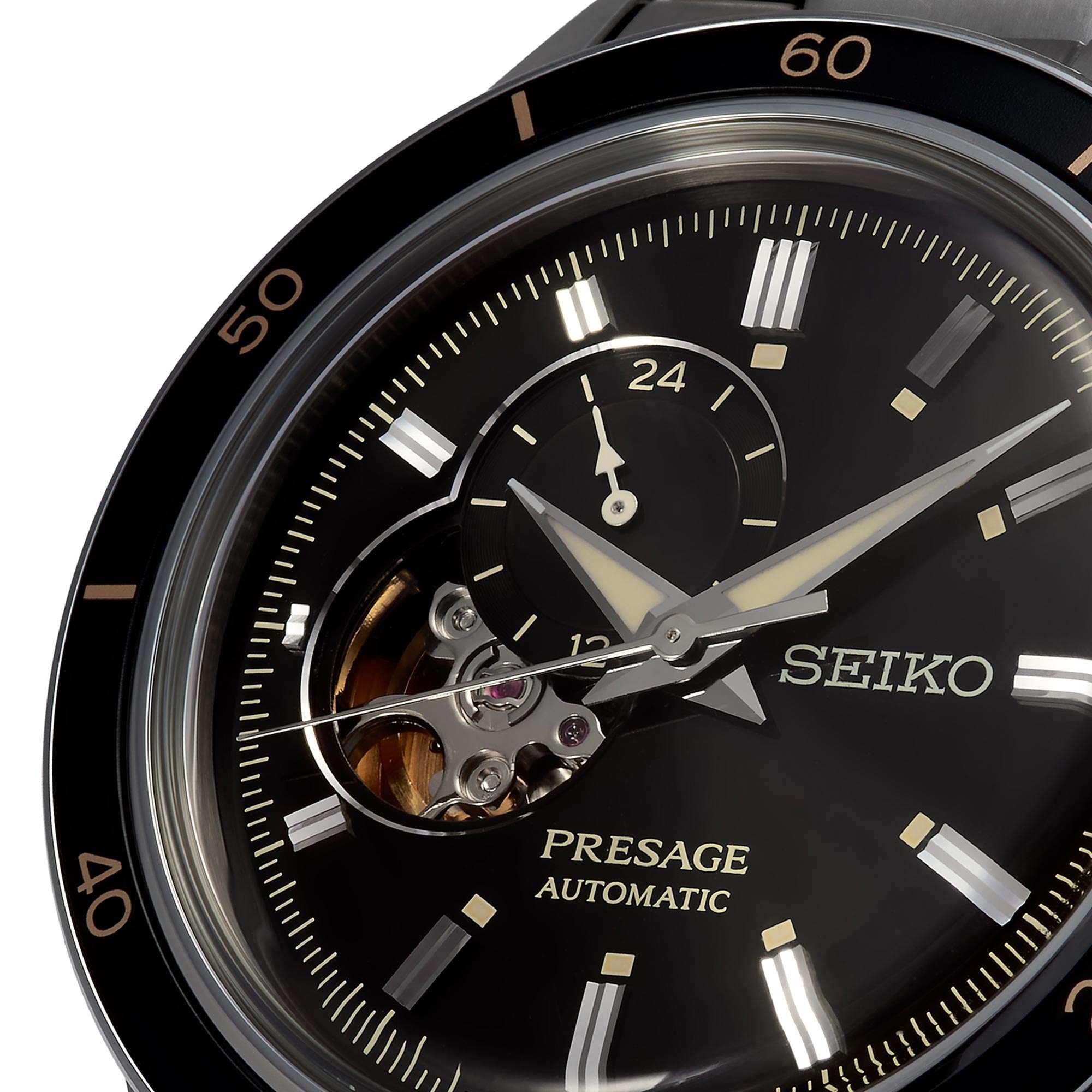 Seiko Presage Style 60'S Automatik Silbernes Zifferblatt Edelstahlarmband Herren Uhr SSA425J1