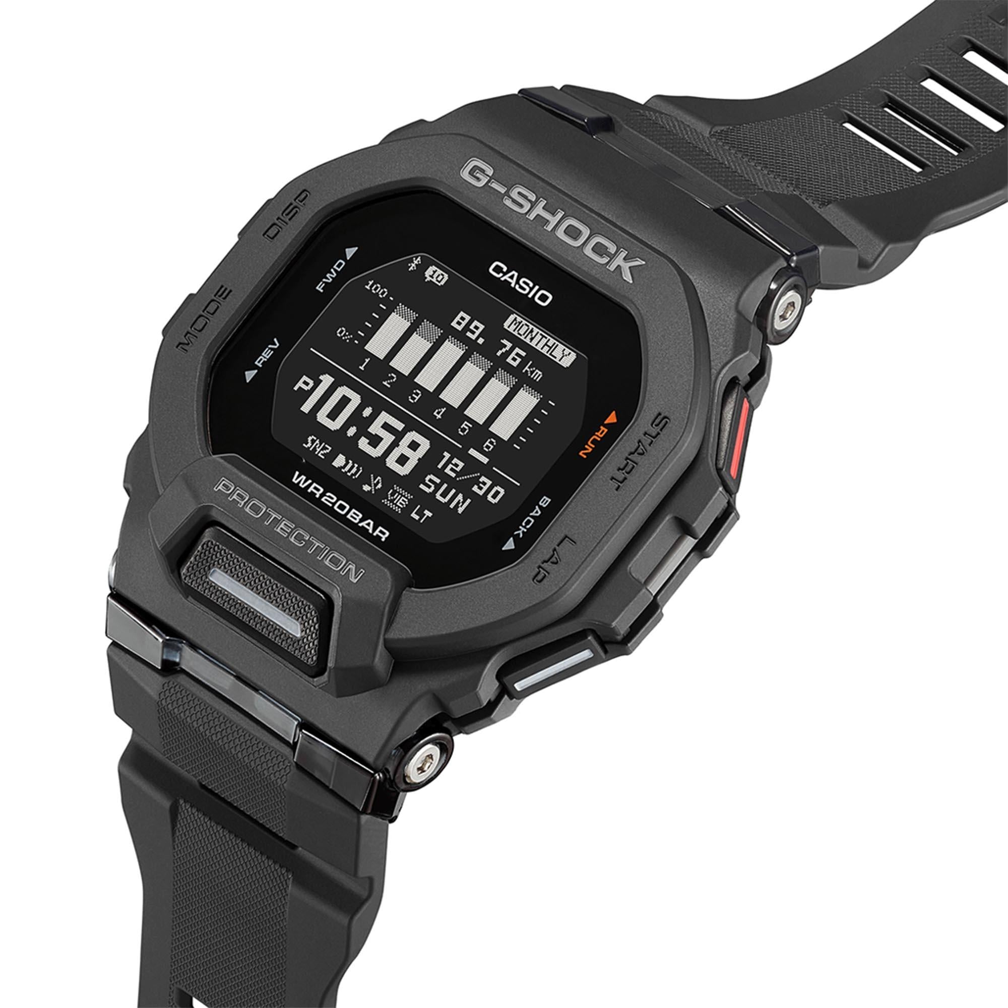 Casio G-Squad Quarz Digital Harzarmband Herren Uhr GBD-200-1ER