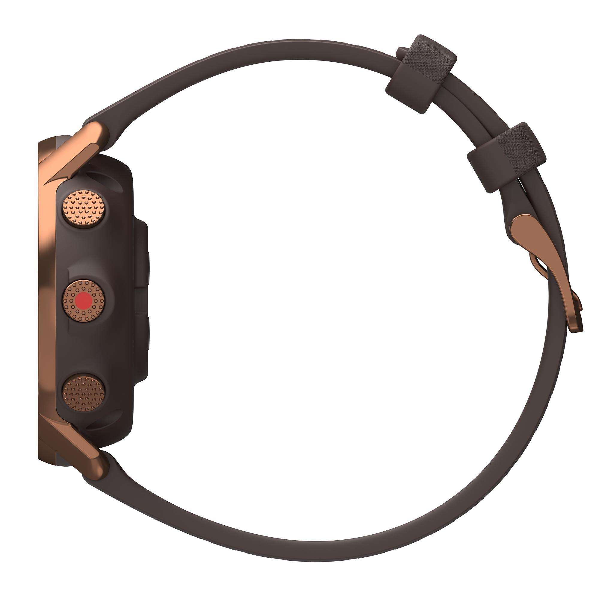 Polar Grit X Pro Nordic Copper Quartz Black Dial Brown Synthetic Rubber Strap Mens Watch 90085775