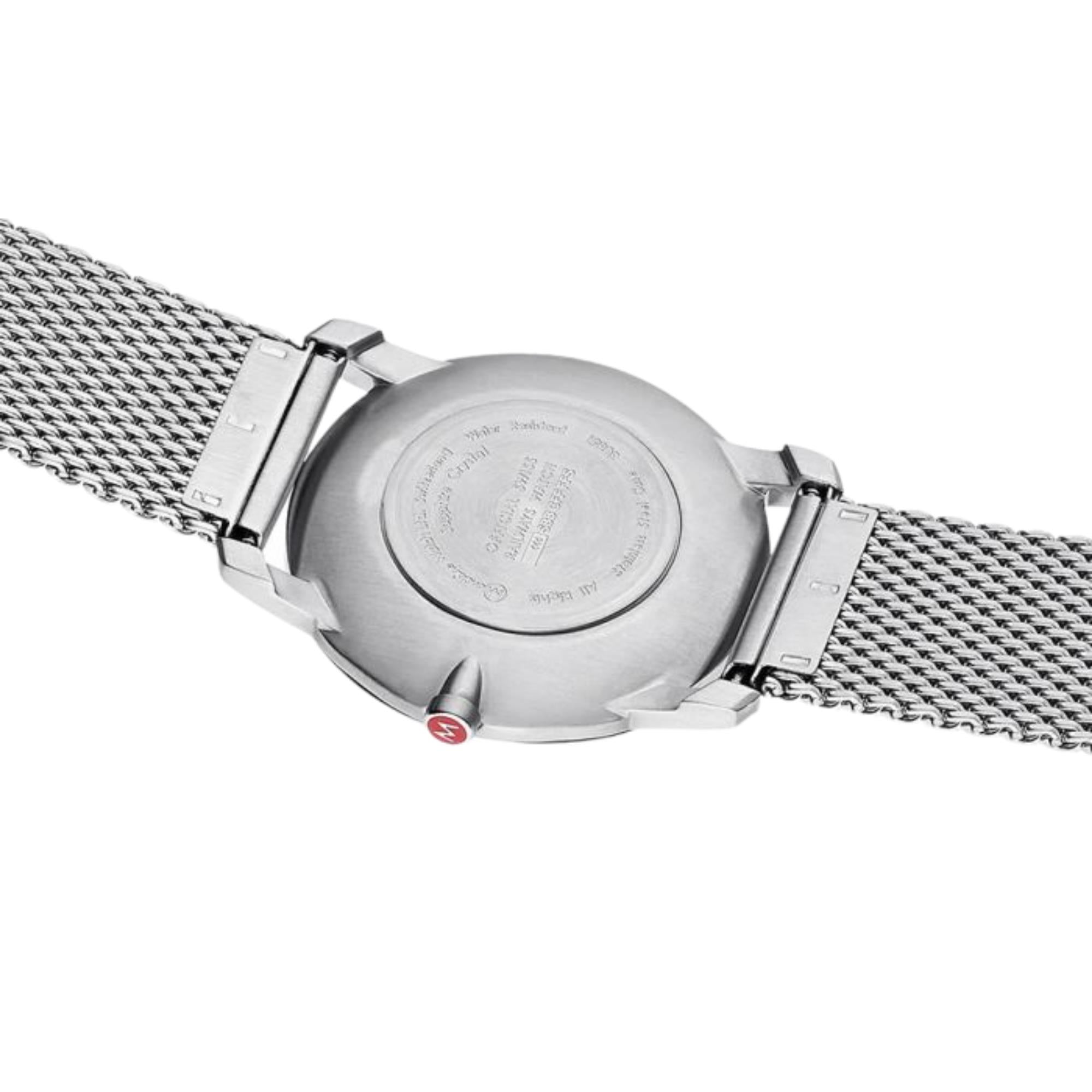 Mondaine Simply Elegant Quartz White Dial Steel Strap Watch A400.30351.16BZ