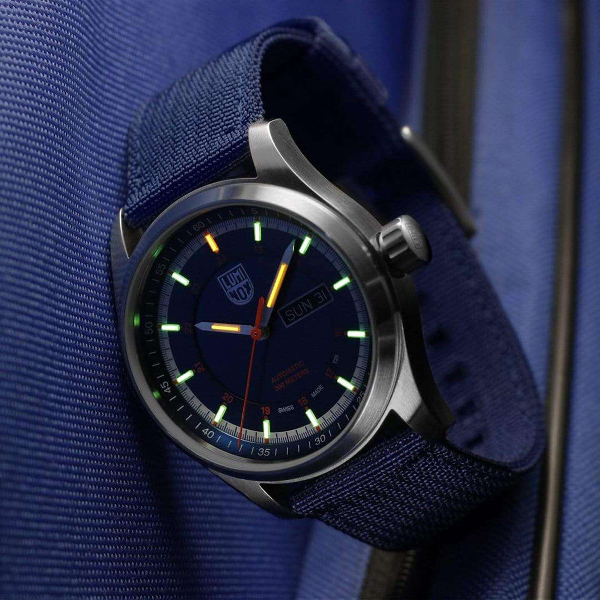 Luminox Atacama Field Automatik 1900 Serie Blaues Zifferblatt Herren Uhr XL.1903