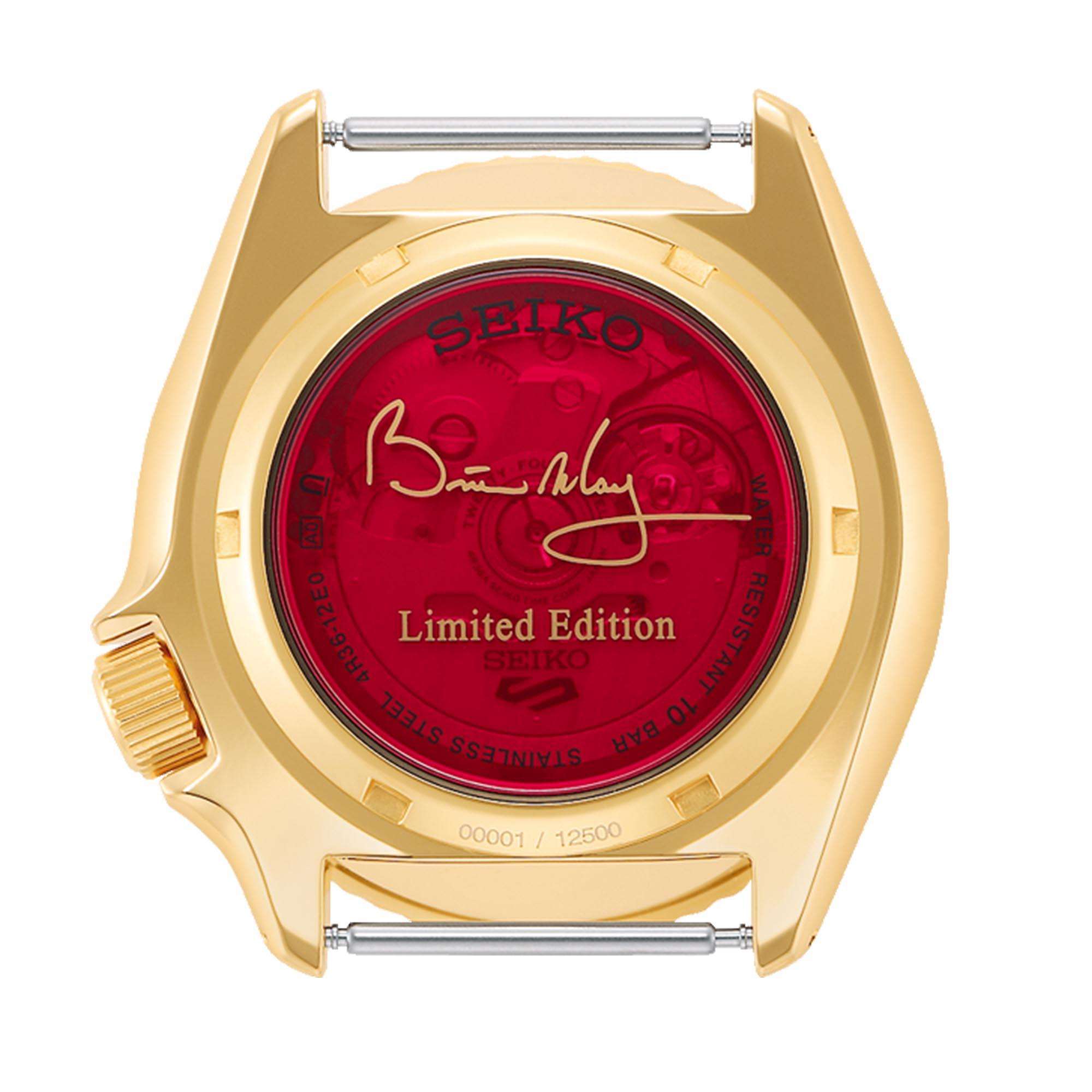 Seiko 5 Sports x Brian May Red Special II Automatik Limitierte Auflage Herren Uhr SRPH80K1