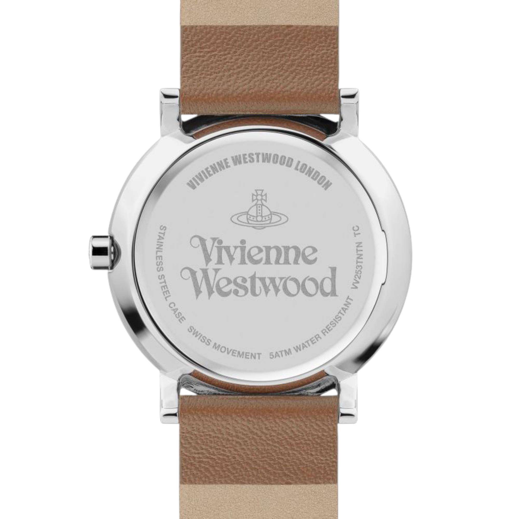 Vivienne Westwood Ladbroke Quarz Uhr Braunes Zifferblatt Damen Uhr VV253TNTN
