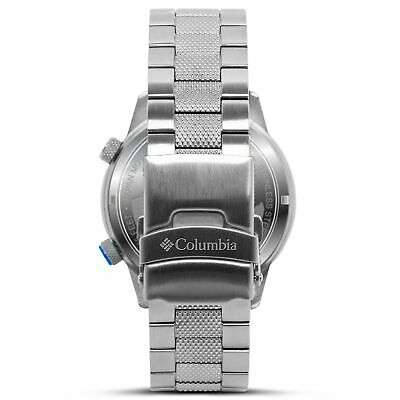 Columbia Outbacker Quarz Schwarzes Zifferblatt Silber Edelstahl Armband Herren Uhr CSC01-005