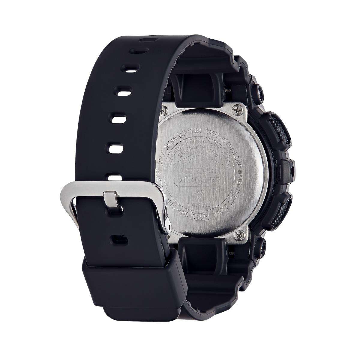 Casio G-Shock Quartz Black Dial Black Silicone Watch GMA-S140M-1AER