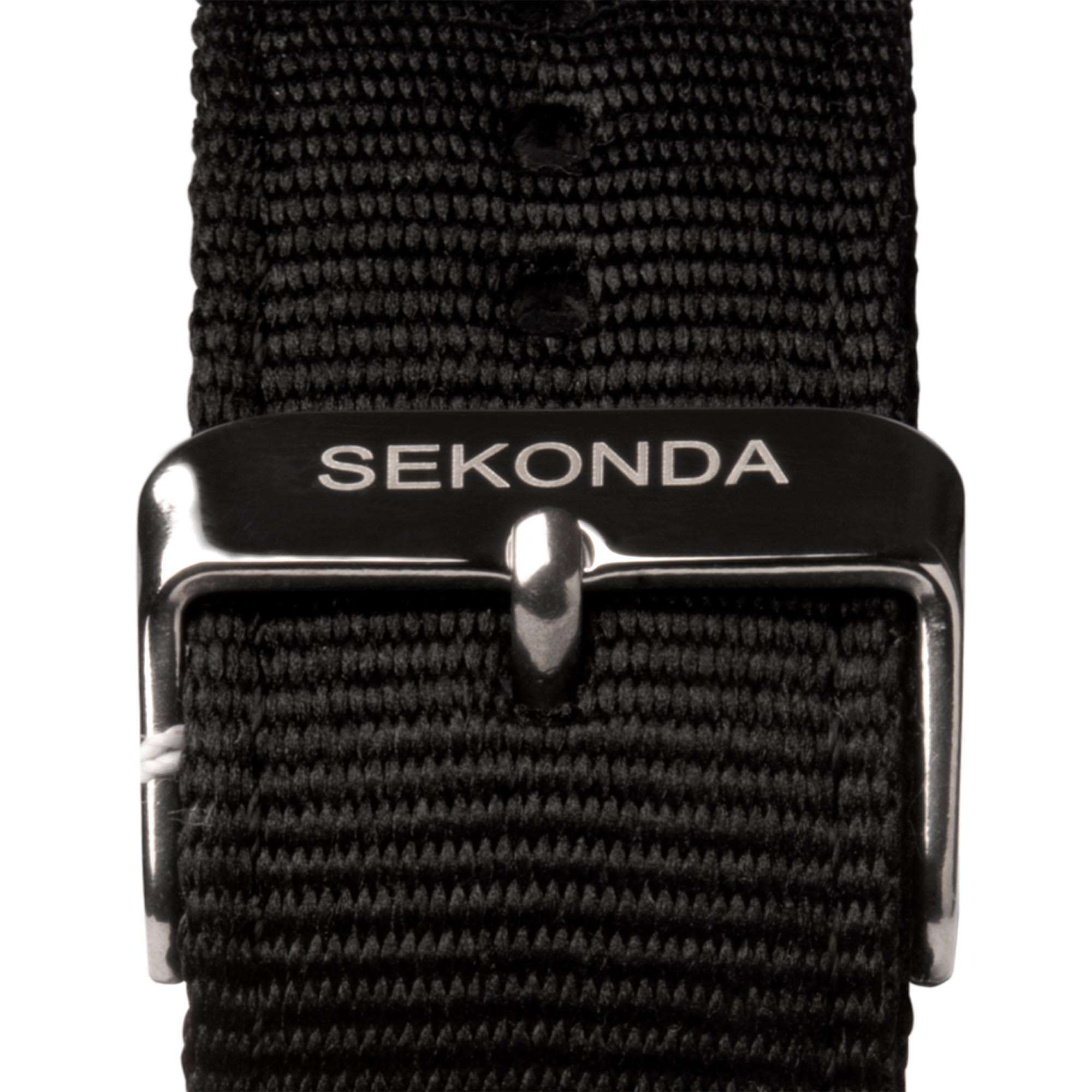 Sekonda Airborne Quarz Schwarze Zifferblatt Schwarzer Armband Herren Uhr 1992