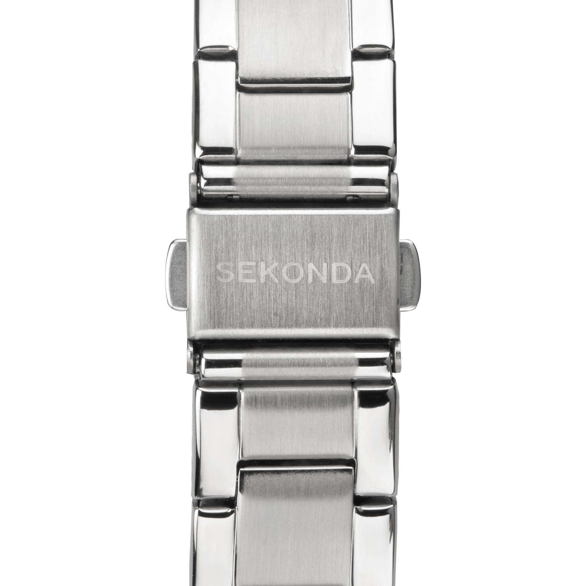 Sekonda ColourPop Quartz Blue Dial Stainless Steel Bracelet Ladies Watch 40365