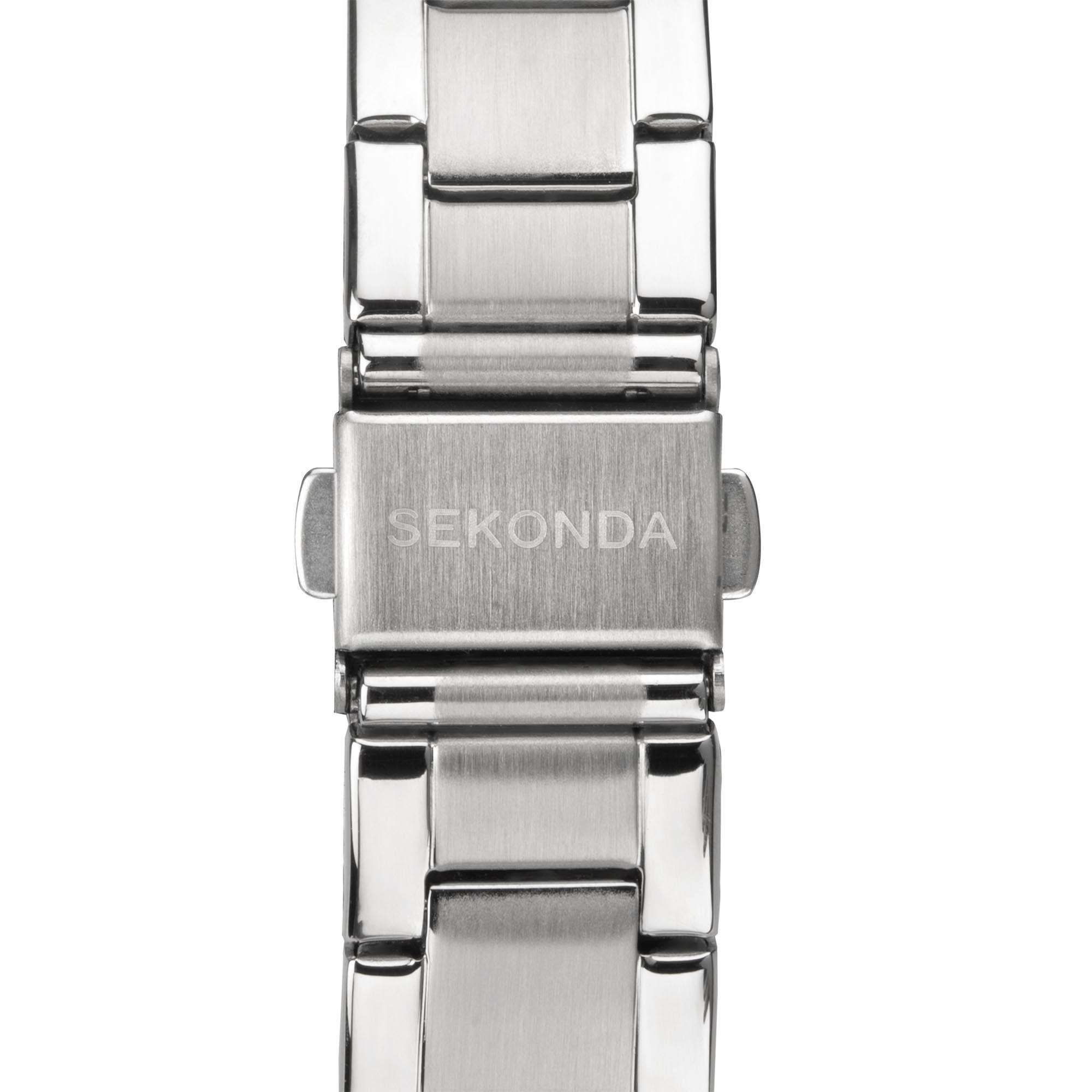 Sekonda ColourPop Quarz Marine Zifferblatt Edelstahlarmband Damen Uhr 40366