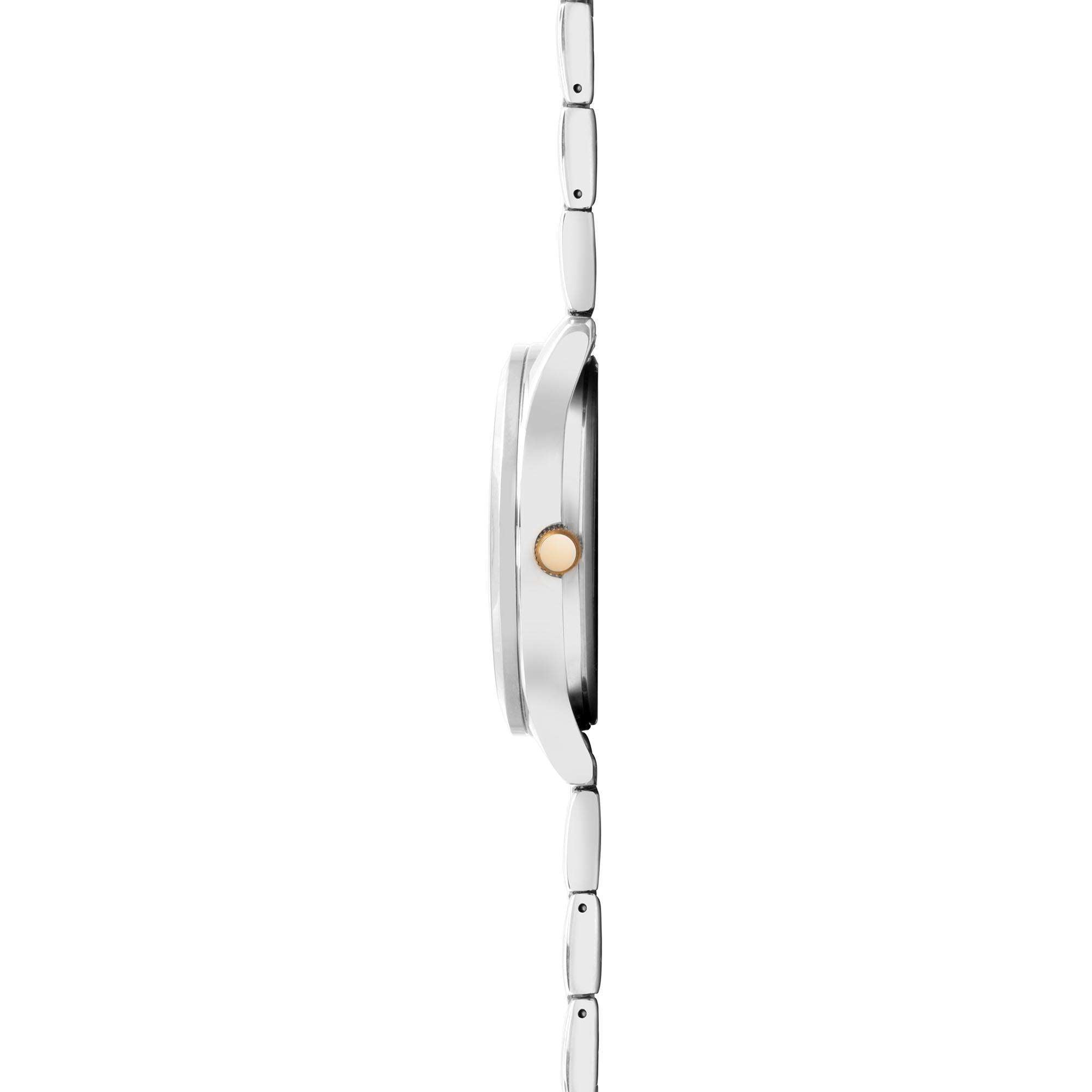 Sekonda Classic Quarz Champagner Zifferblatt Zweifarbiges Edelstahlarmband Herren Uhr 1997