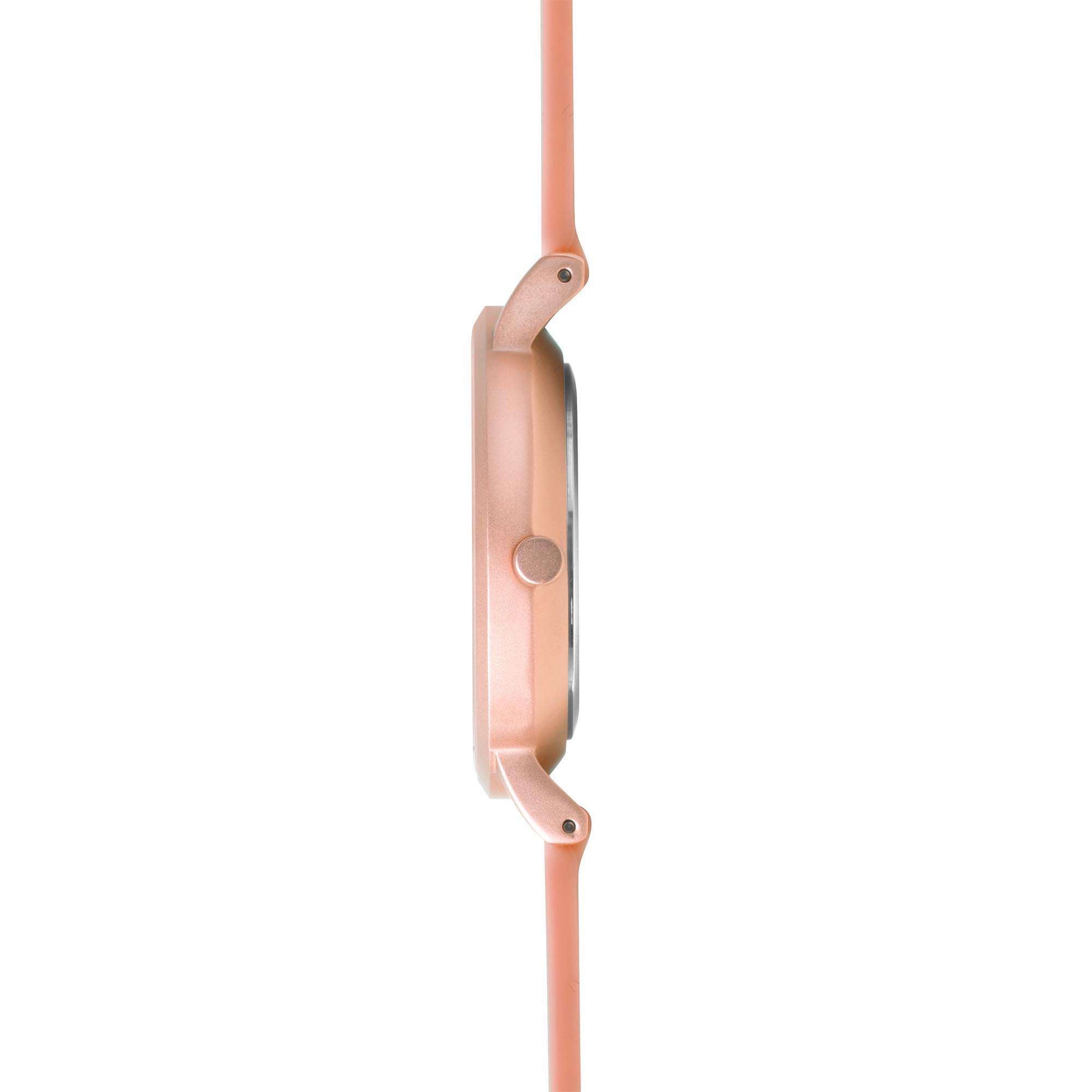 Sekonda In Colour Quarz Rosa Zifferblatt Rosa Silikonarmband Damen Uhr 40394