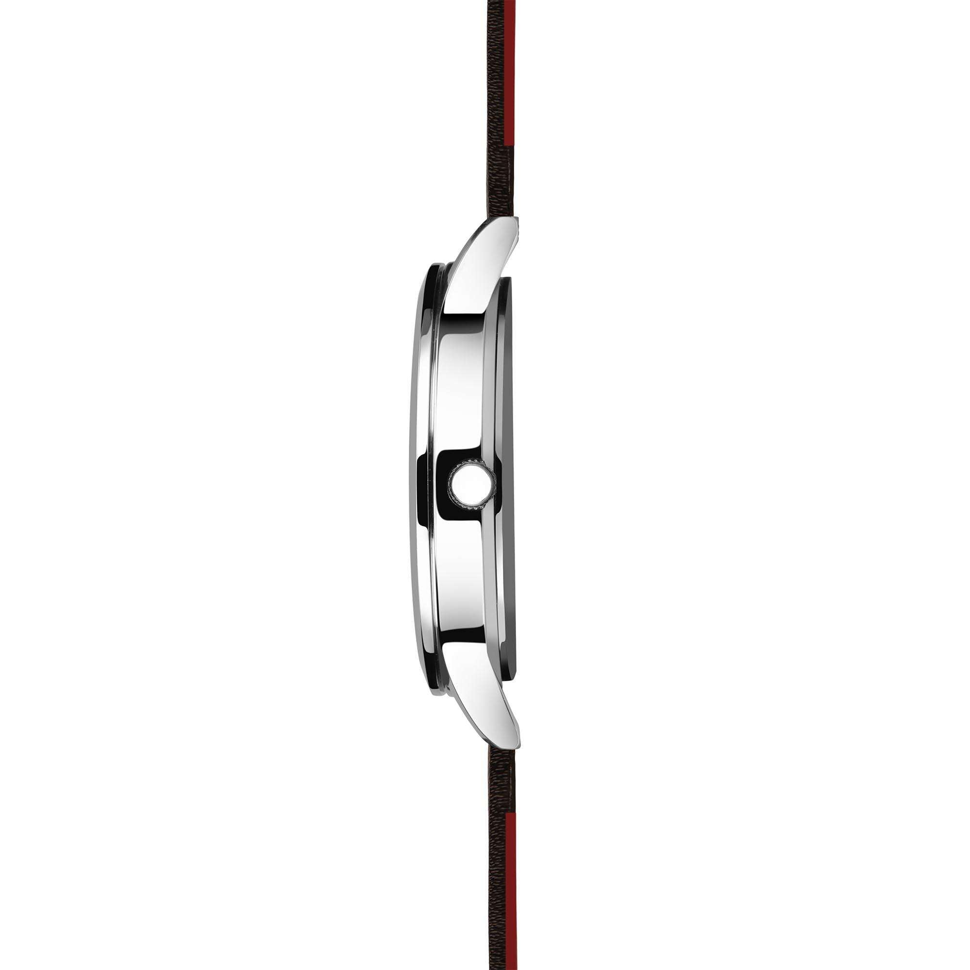 Sekonda Classic Quartz Weißes Zifferblatt Schwarzes Armband Uhr 1939