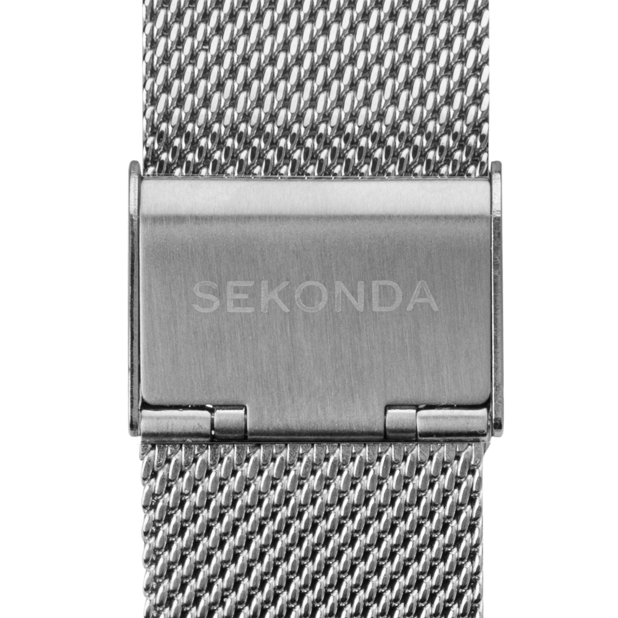 Sekonda Classic Quartz White Dial Milanese Bracelet Men's Watch 1940