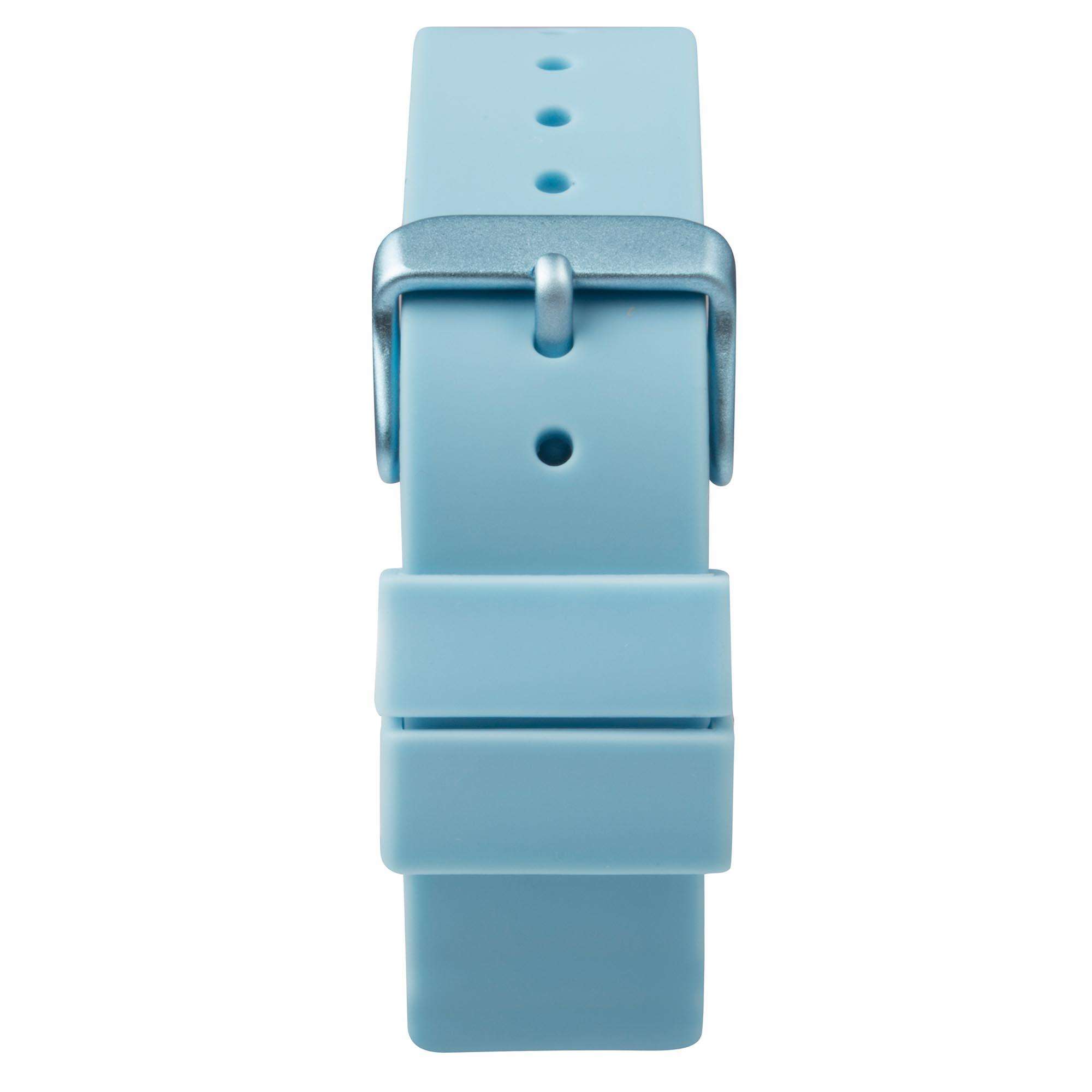 Sekonda In Colour Quartz Blaues Zifferblatt Blauer Silikonarmband Damen Uhr 40393