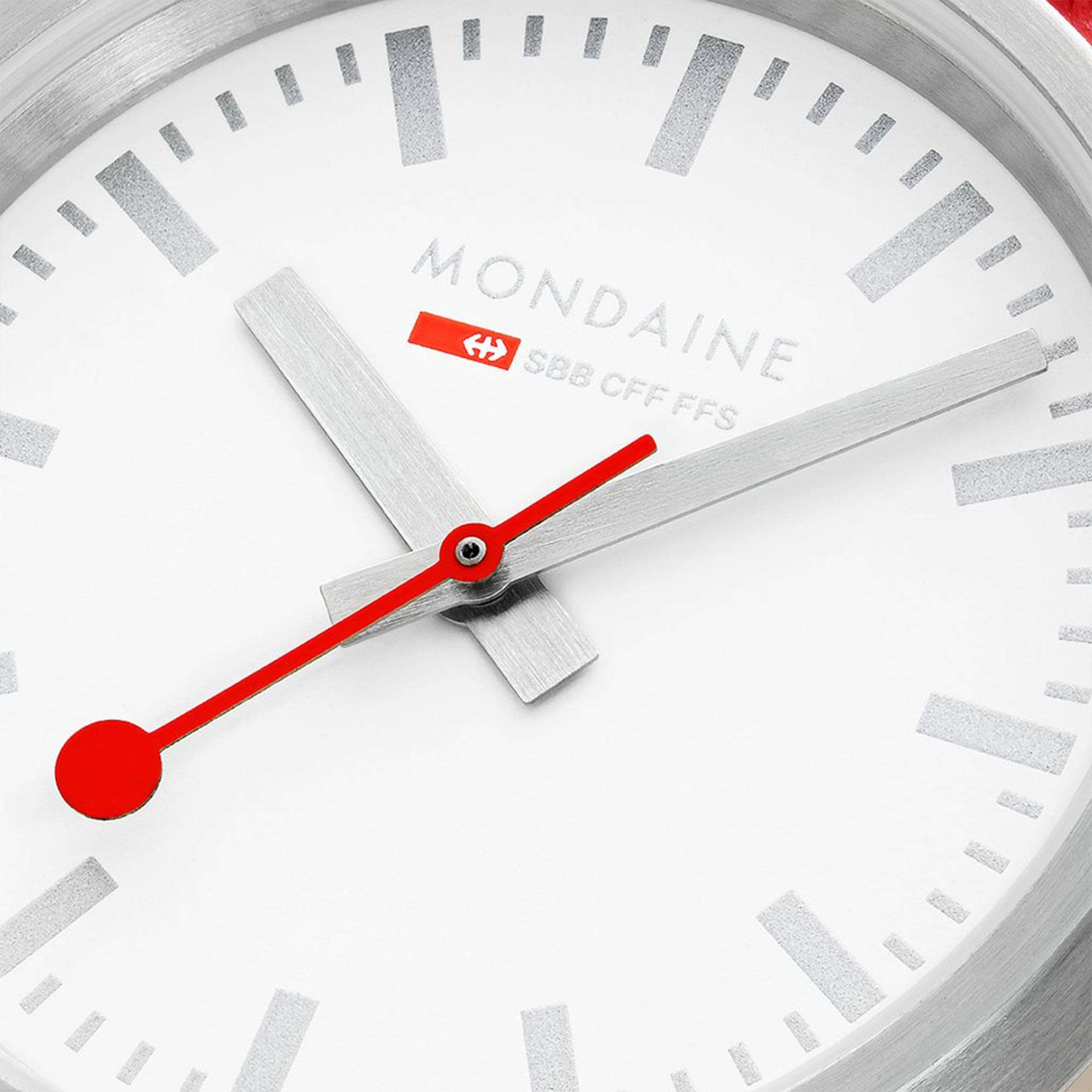 Mondaine Classic Quartz White Dial Textile Strap Women's Watch A658.30323.17SBC