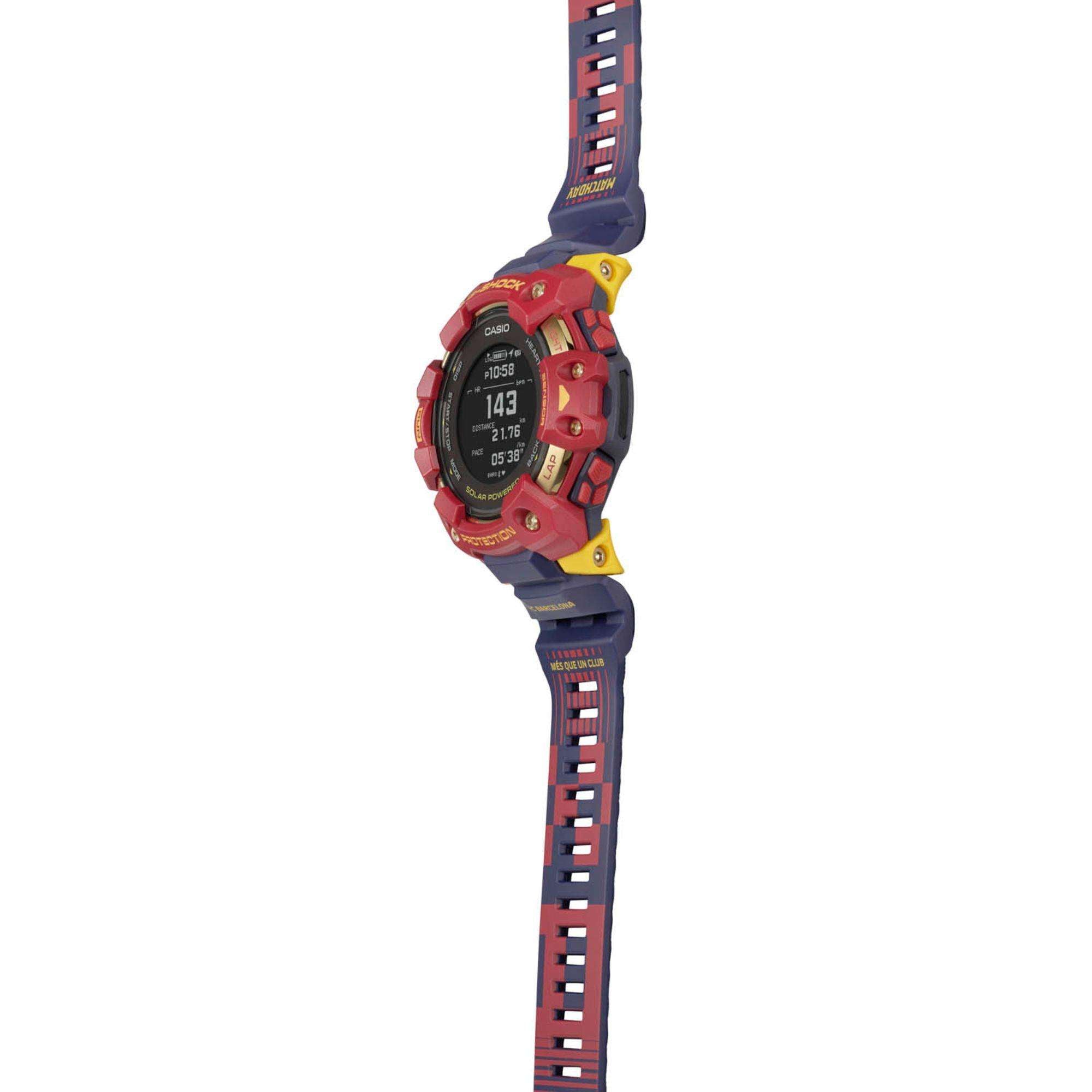 Casio G-Shock Limitierte Auflage FC Barcelona Tie UP Herren SmartWatch GBD-H1000BAR-4ER
