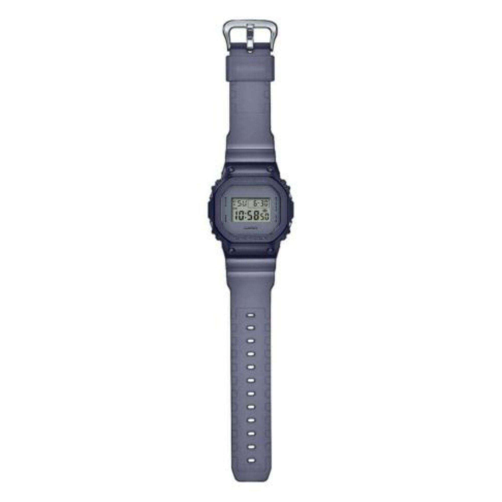 Casio G-Shock Mystic Fog Quarz Metall Lünette Graues Zifferblatt Harzarmband GM-5600MF-2ER