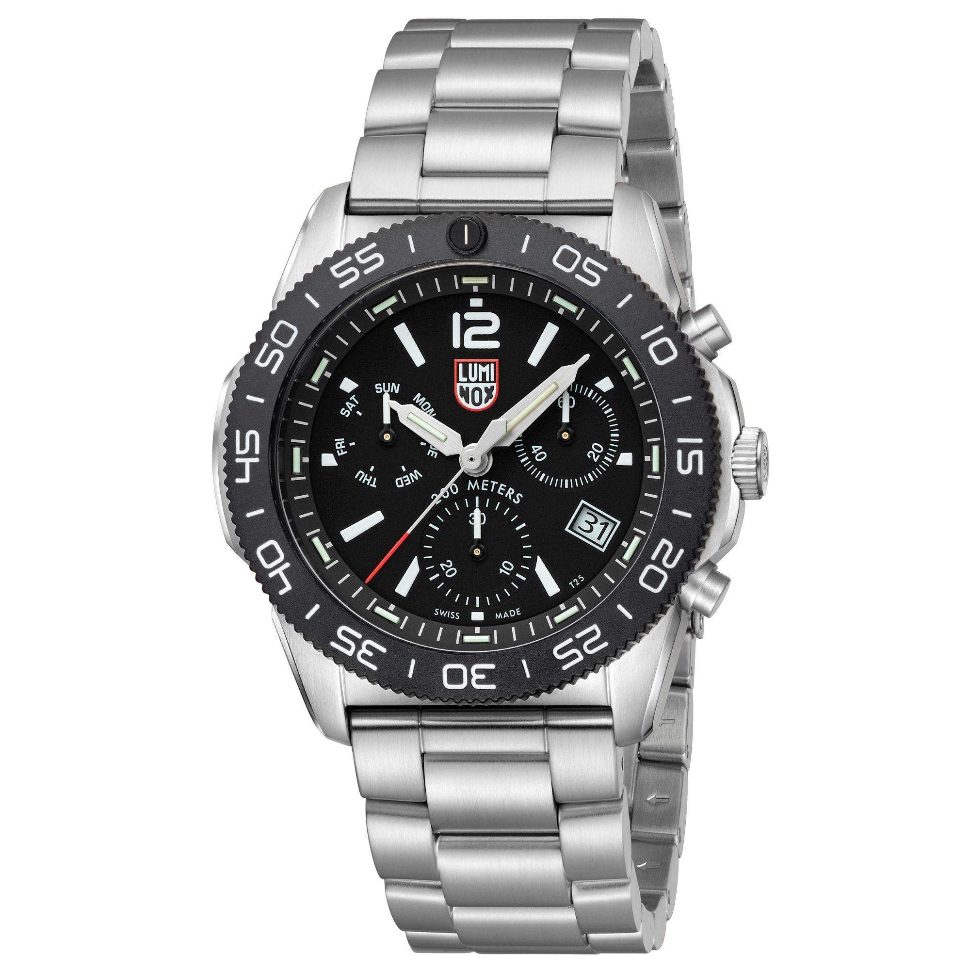 Luminox Pacific Diver Chronograph Edelstahlarmband Herren Uhr XS.3142