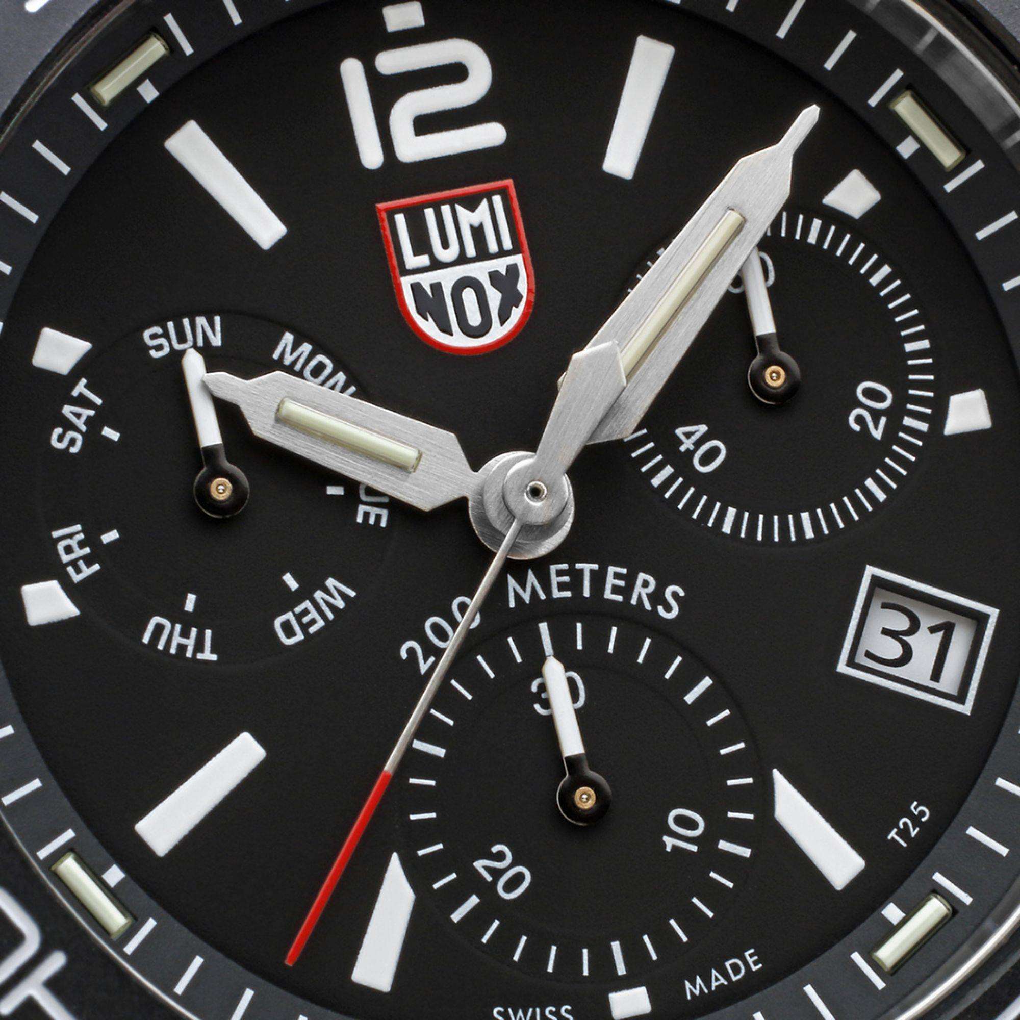 Luminox Pacific Diver Chronograph Edelstahlarmband Herren Uhr XS.3142