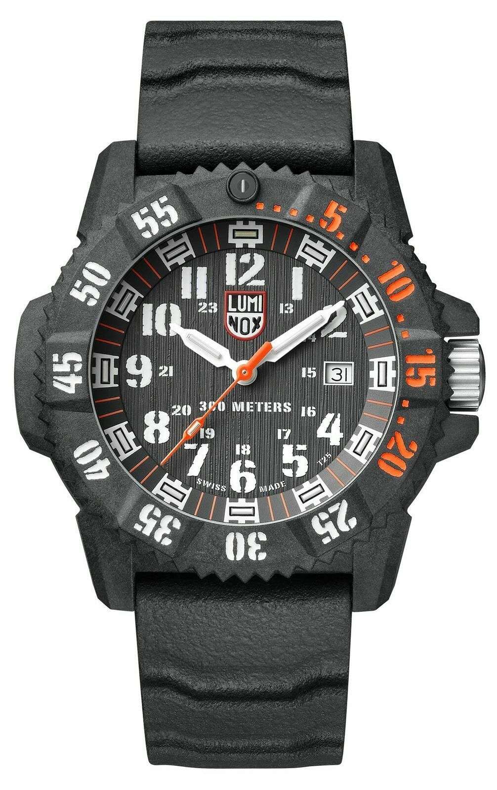 Luminox Master Carbon Seal Set 3800 Serie Schwarzes Zifferblatt Uhr XS.3801.C.SET