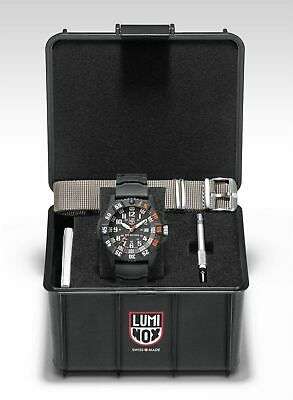 Luminox Master Carbon Seal Set 3800 Serie Schwarzes Zifferblatt Uhr XS.3801.C.SET