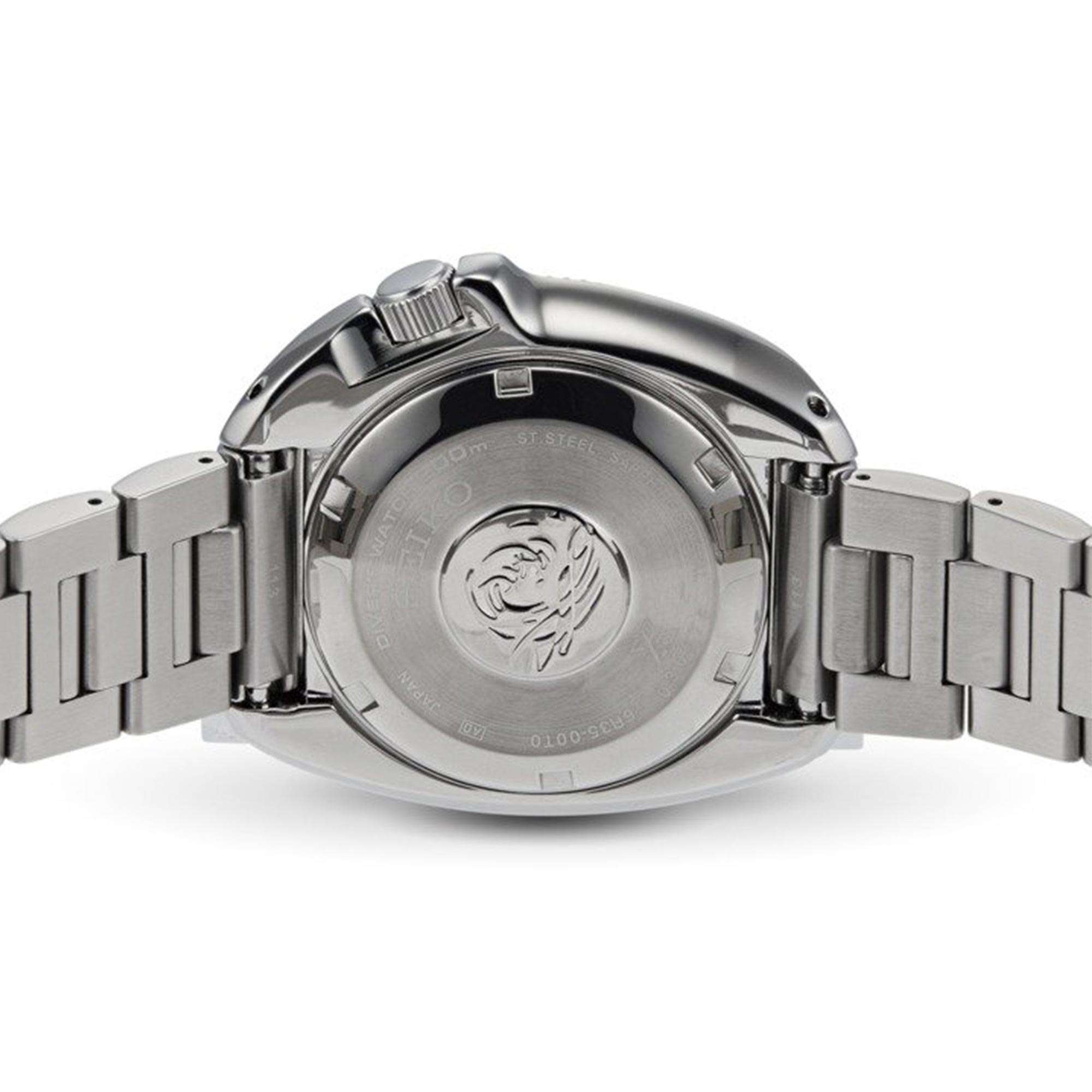 Seiko Prospex Captain Willard Automatik Schwarzes Zifferblatt Edelstahlarmband Herren Uhr SPB151J1