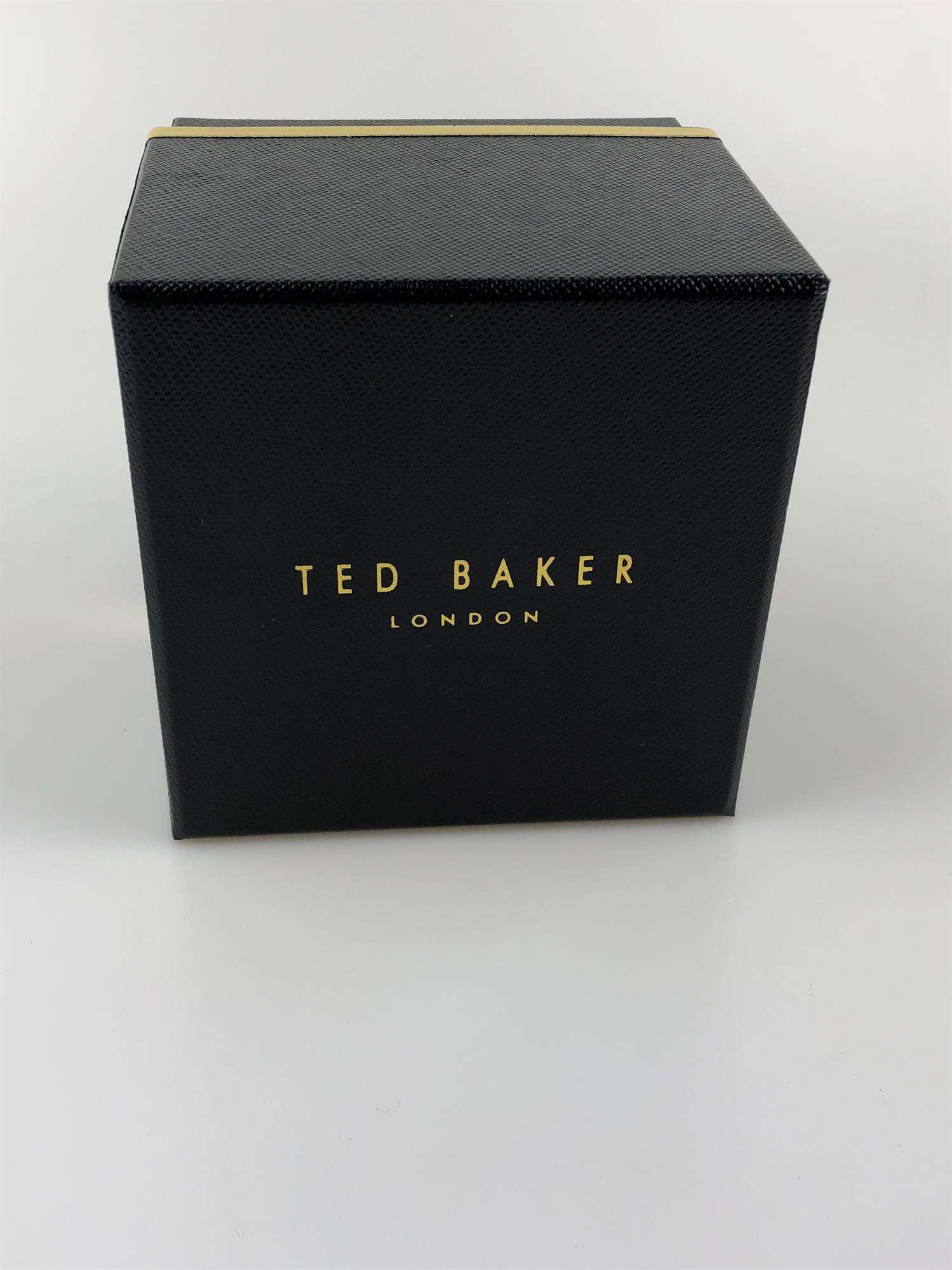 Ted Baker Connor Blaues Zifferblatt Schwarzes Mesh Armband Herren Uhr TE15062008