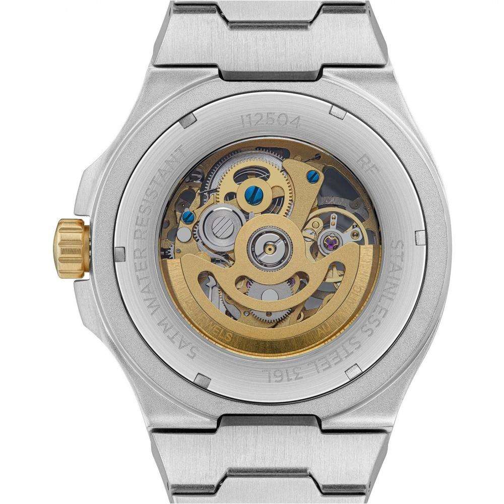 Ingersoll 1892 The Catalina Automatische Graues Zifferblatt Zweifarbiges Edelstahlarmband Herrenarmbanduhr I12504