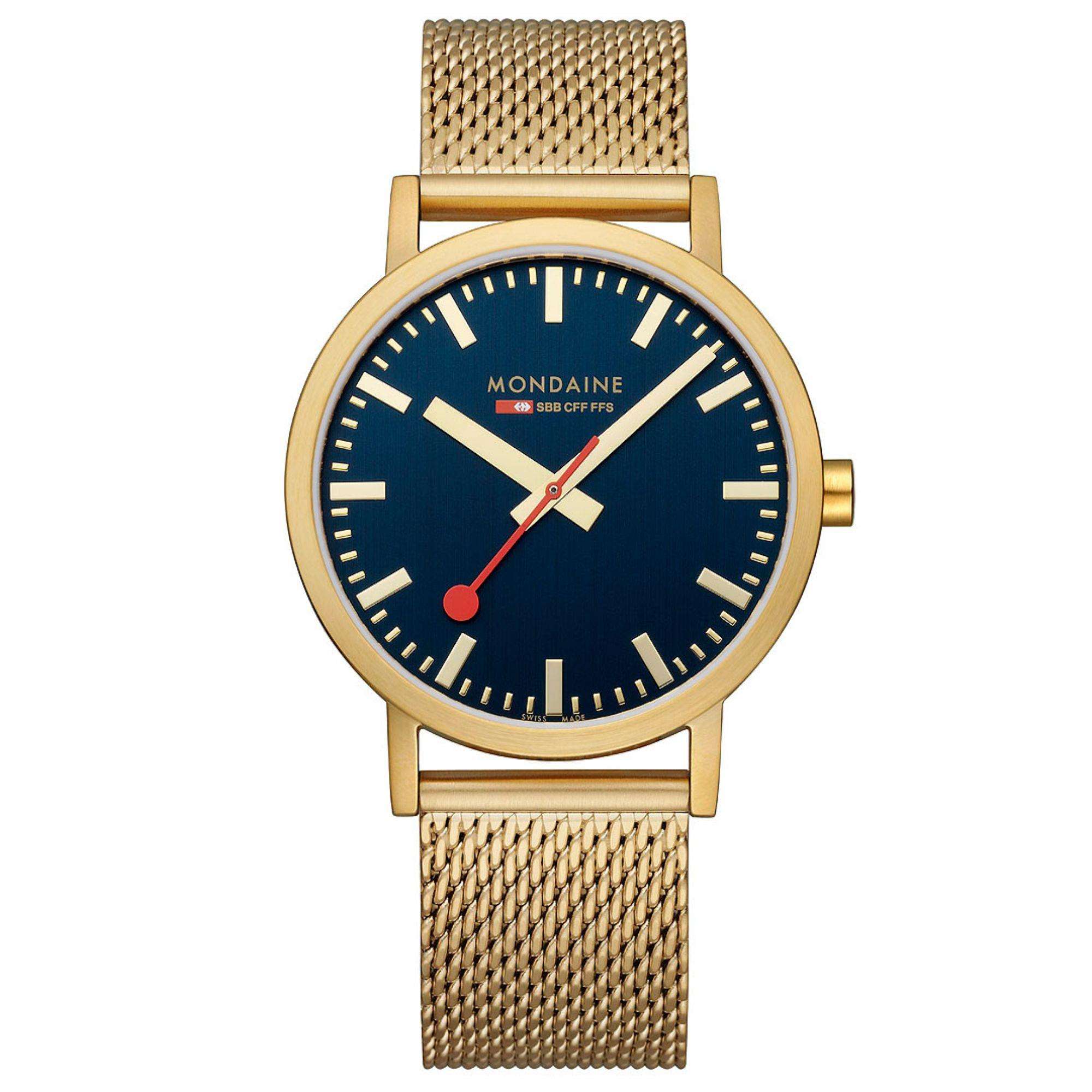 Mondaine Classic Deep Ocean Unisex Watch A660.30360.40SBM