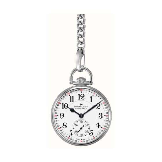 Hamilton American Classic 50mm Limitierte Auflage Eisenbahn Taschenuhr H40819110