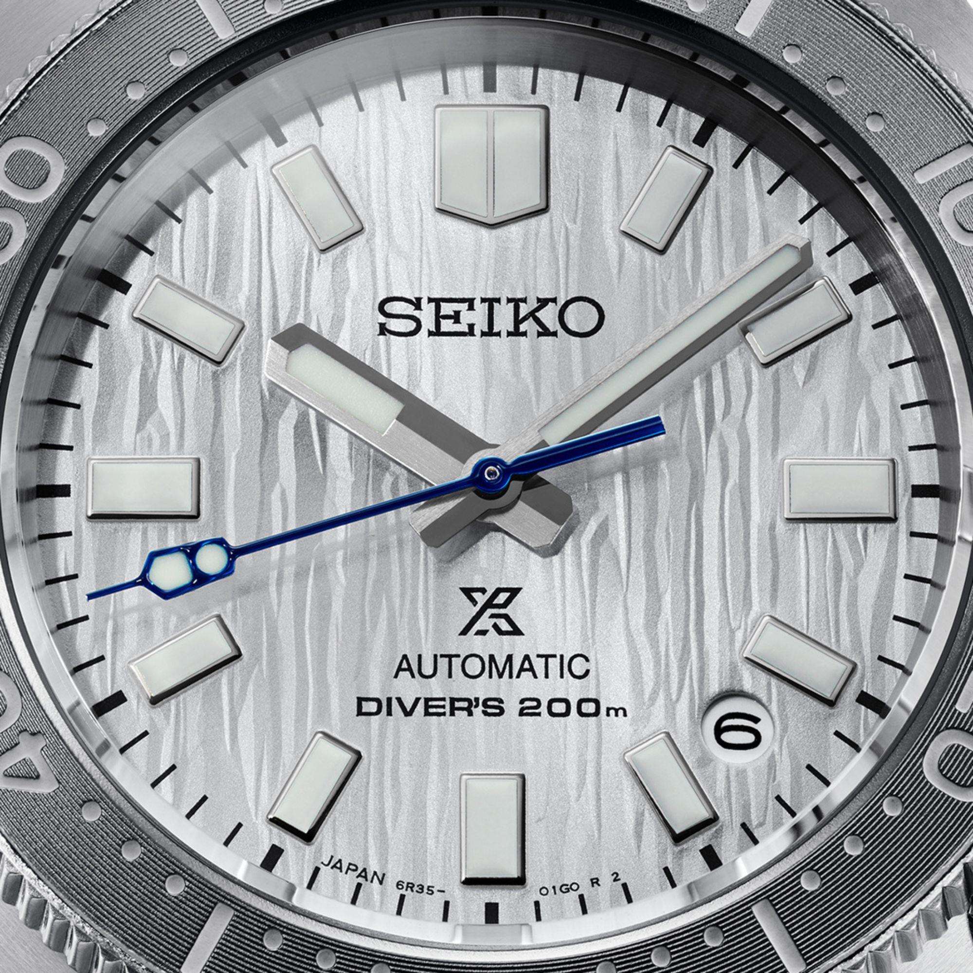 Seiko Prospex Limited Edition Glacier Save The Ocean 1968 Heritage Nachbildung Herren Uhr SPB333J1
