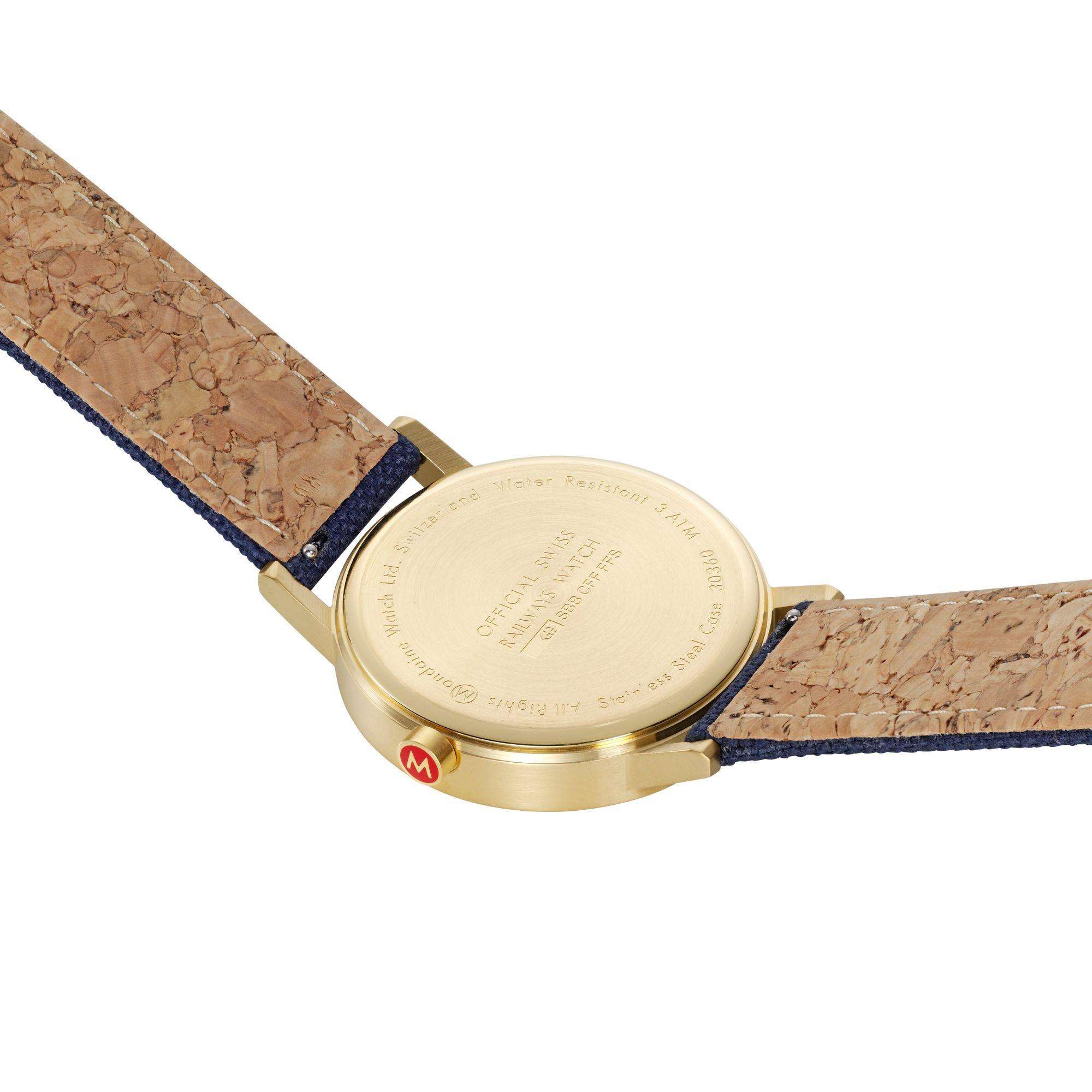 Mondaine Classic Deep Ocean Uhr A660.30360.40SBQ