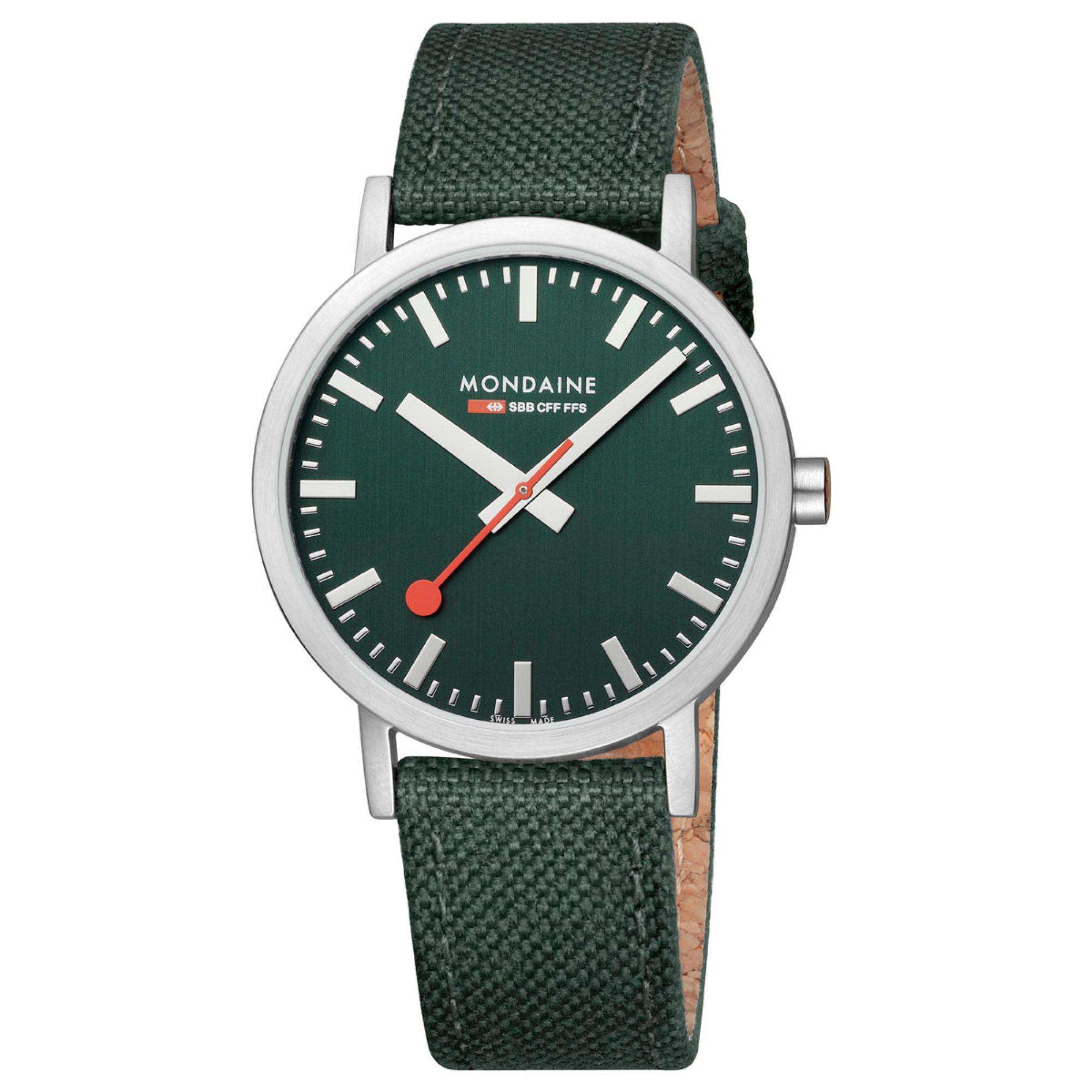 Mondaine Classic Waldgrünes Zifferblatt Uhr A660.30360.60SBF