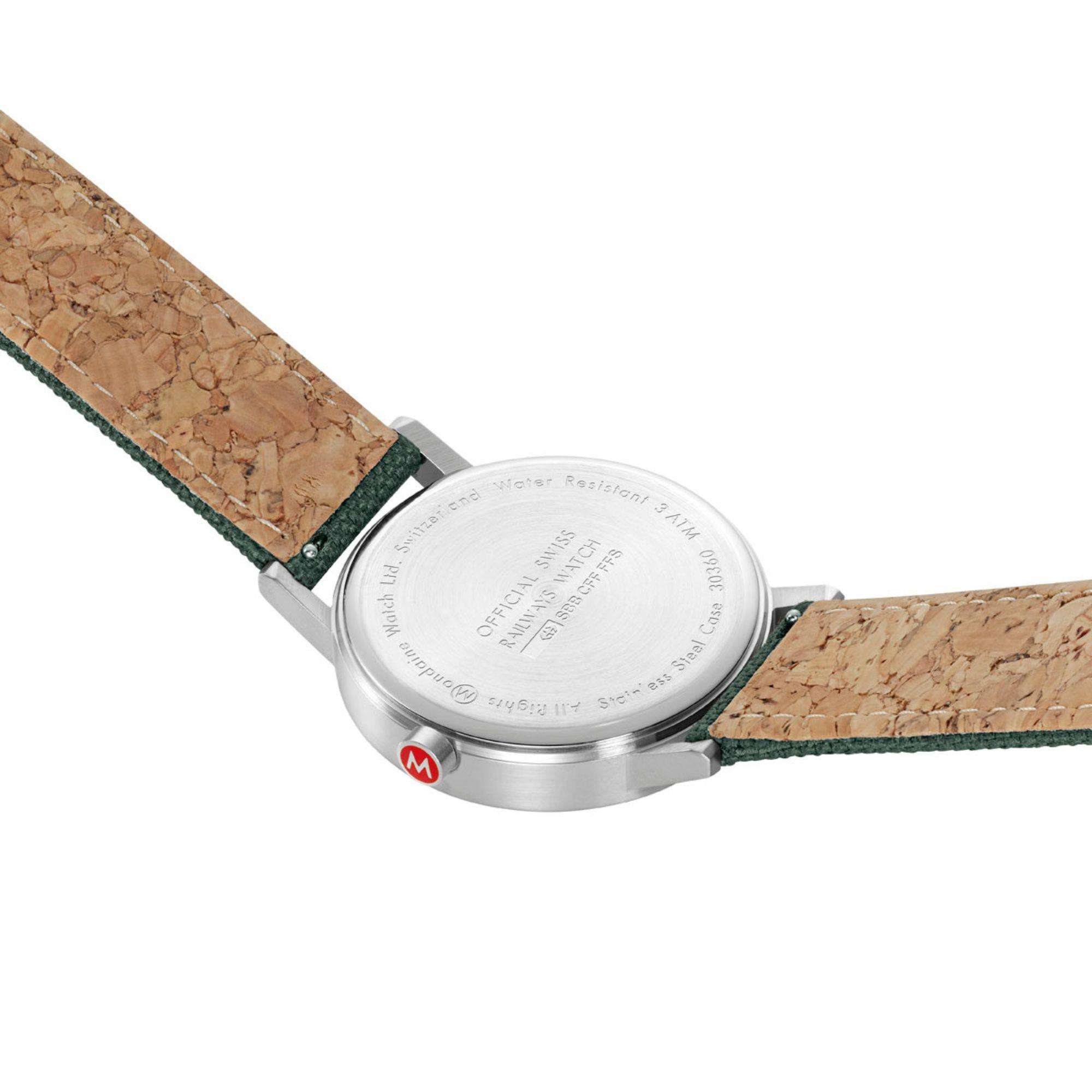 Mondaine Classic Waldgrünes Zifferblatt Uhr A660.30360.60SBF