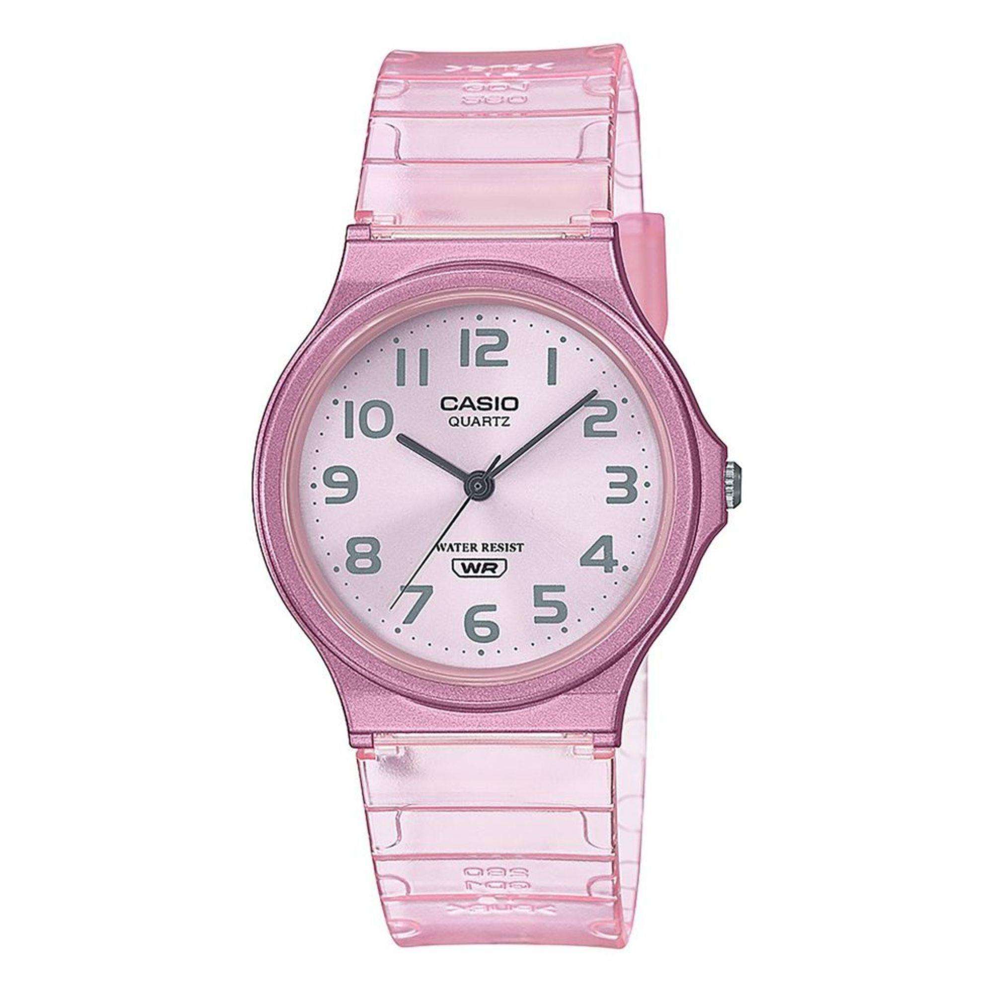 Casio Collection Pink Skeleton Serie Uhr MQ-24S-4BEF
